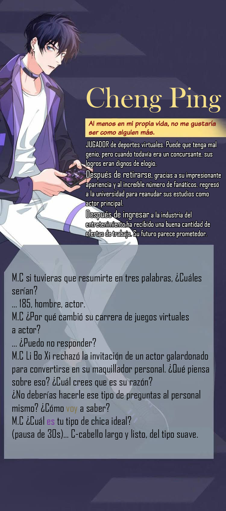 Concealed and Blended Presentación de personajes 第7页