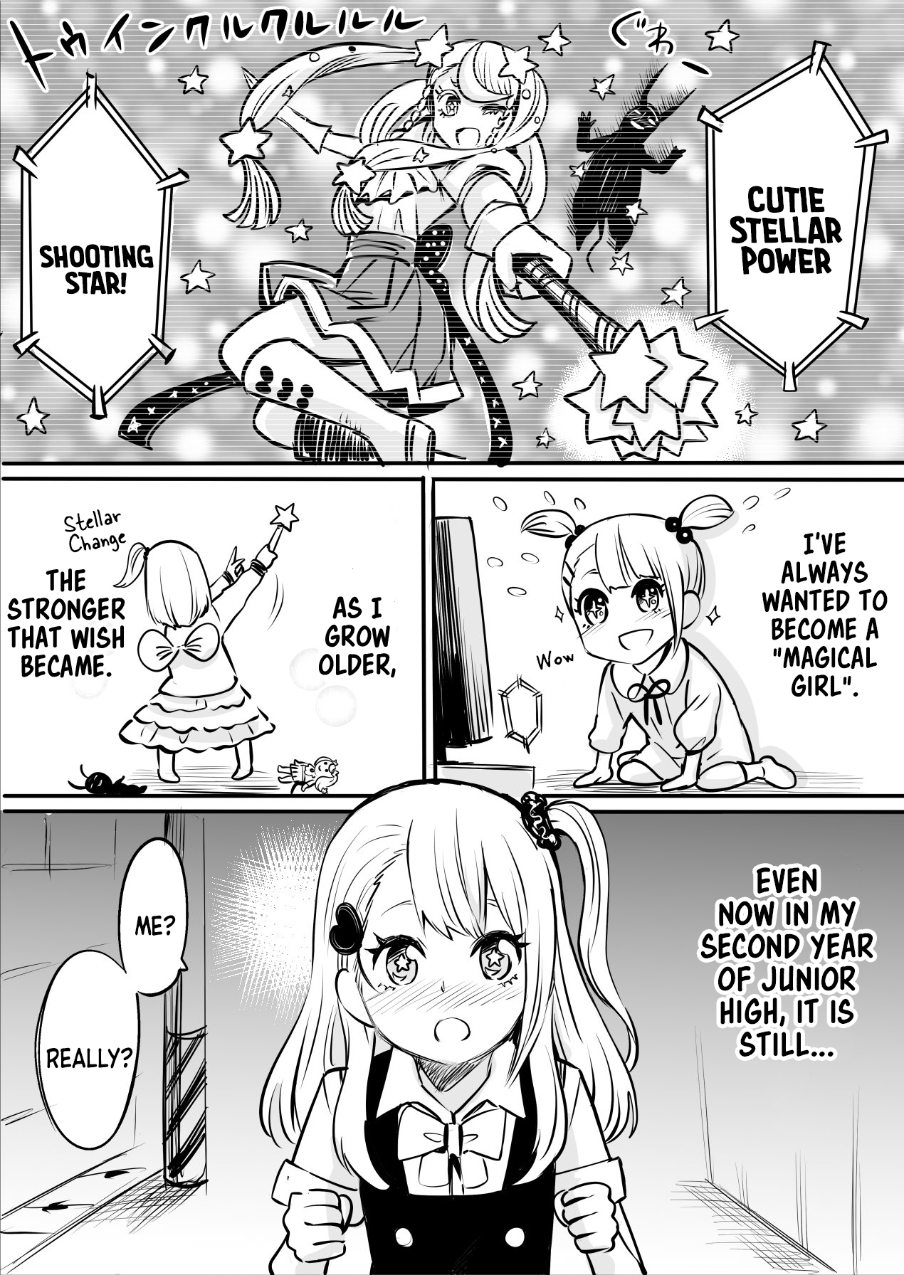 I Drew A Magical Girl Comic ⭐︎ 第1页