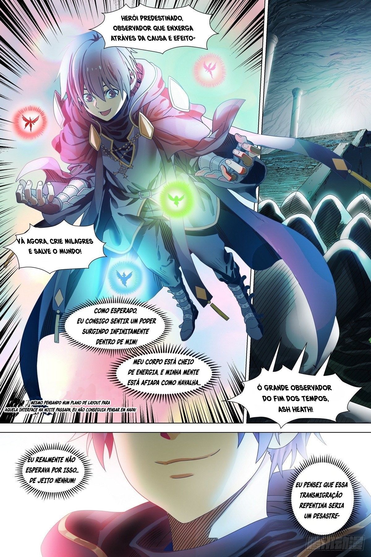Shùshī Shǒucè Transmigrado! Eu me tornei um herói! 第17页