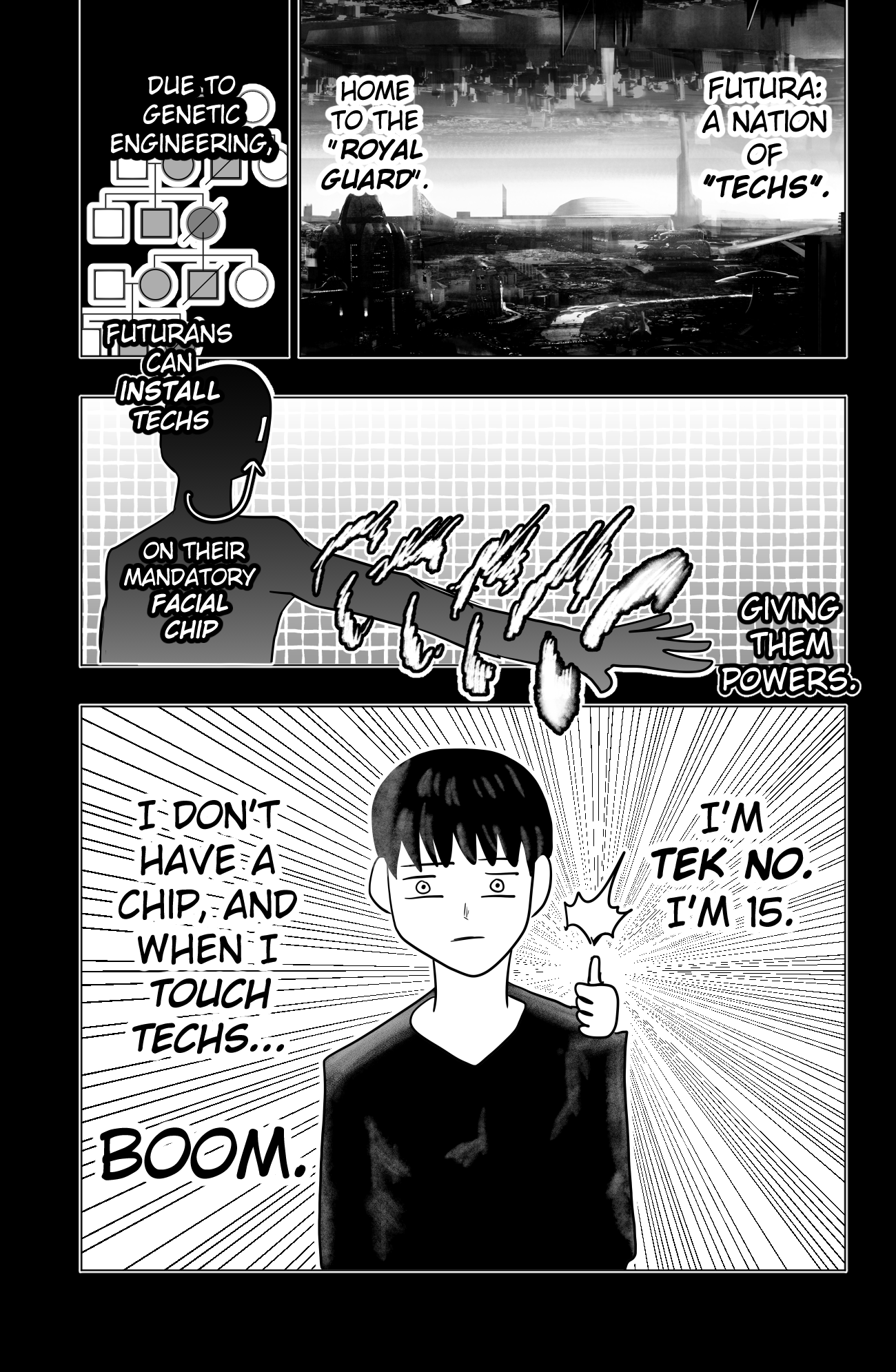 TEKNO: Sci-Fi Shonen Manga! 第4页