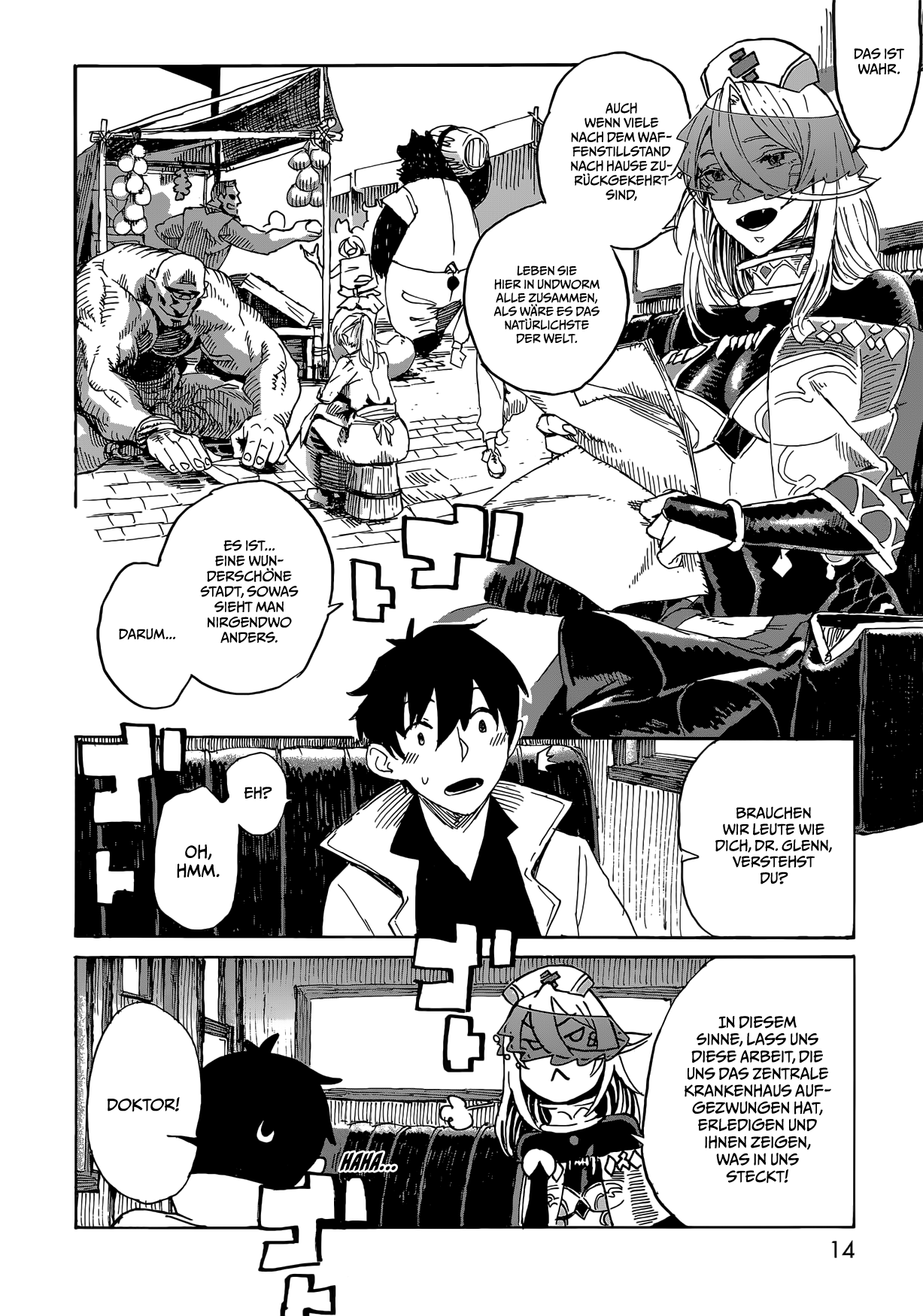 Monster Girl Doctor Der Erste Fall: Der Zentaur in der Arena (1) 第14页