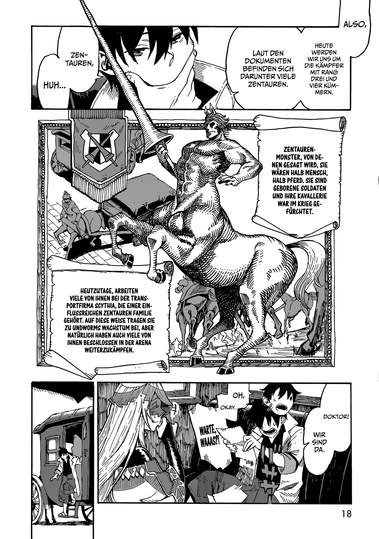 Monster Girl Doctor Der Erste Fall: Der Zentaur in der Arena (1) 第18页