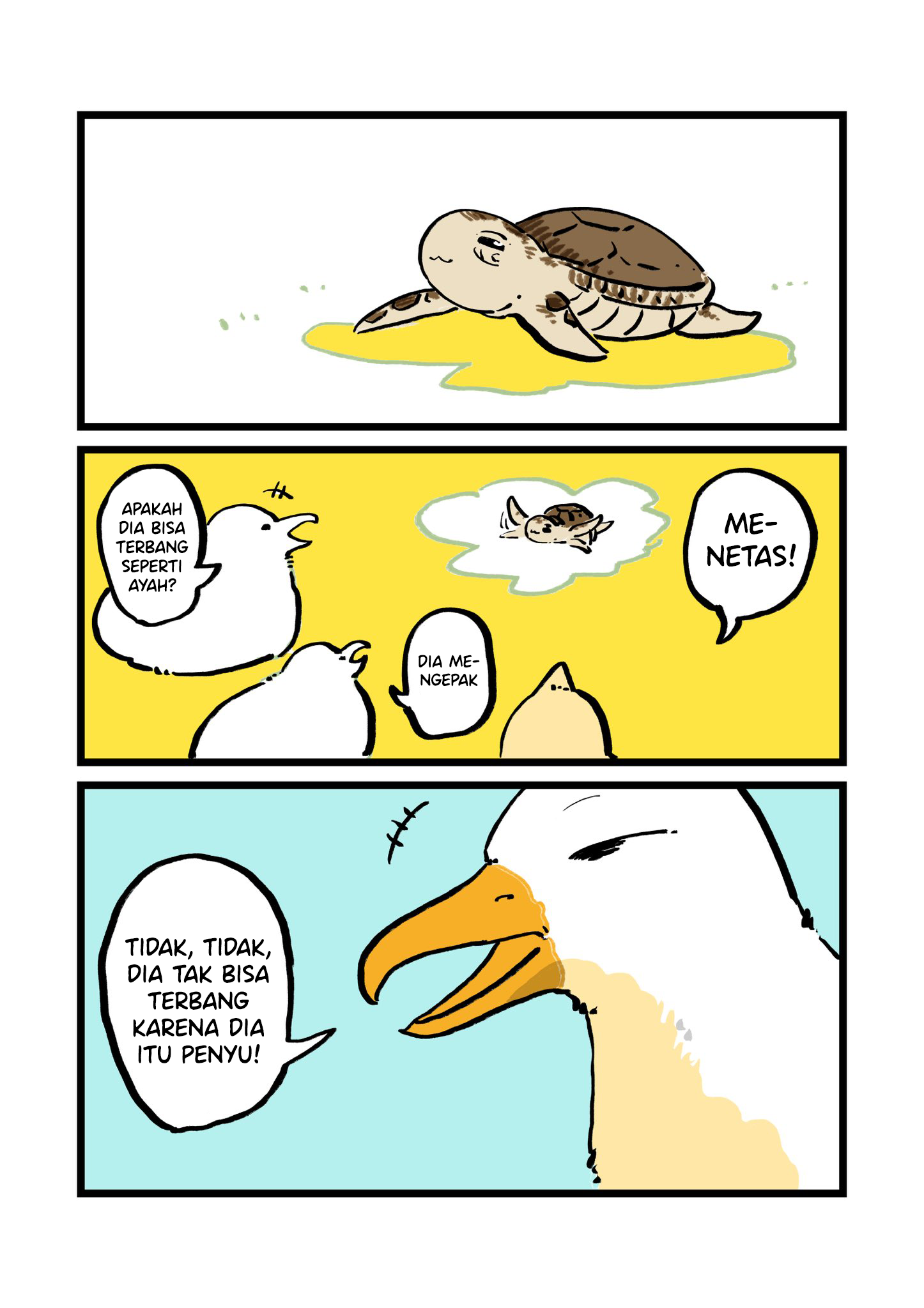A Sea Turtle Flying in the Air Oneshot 第3页