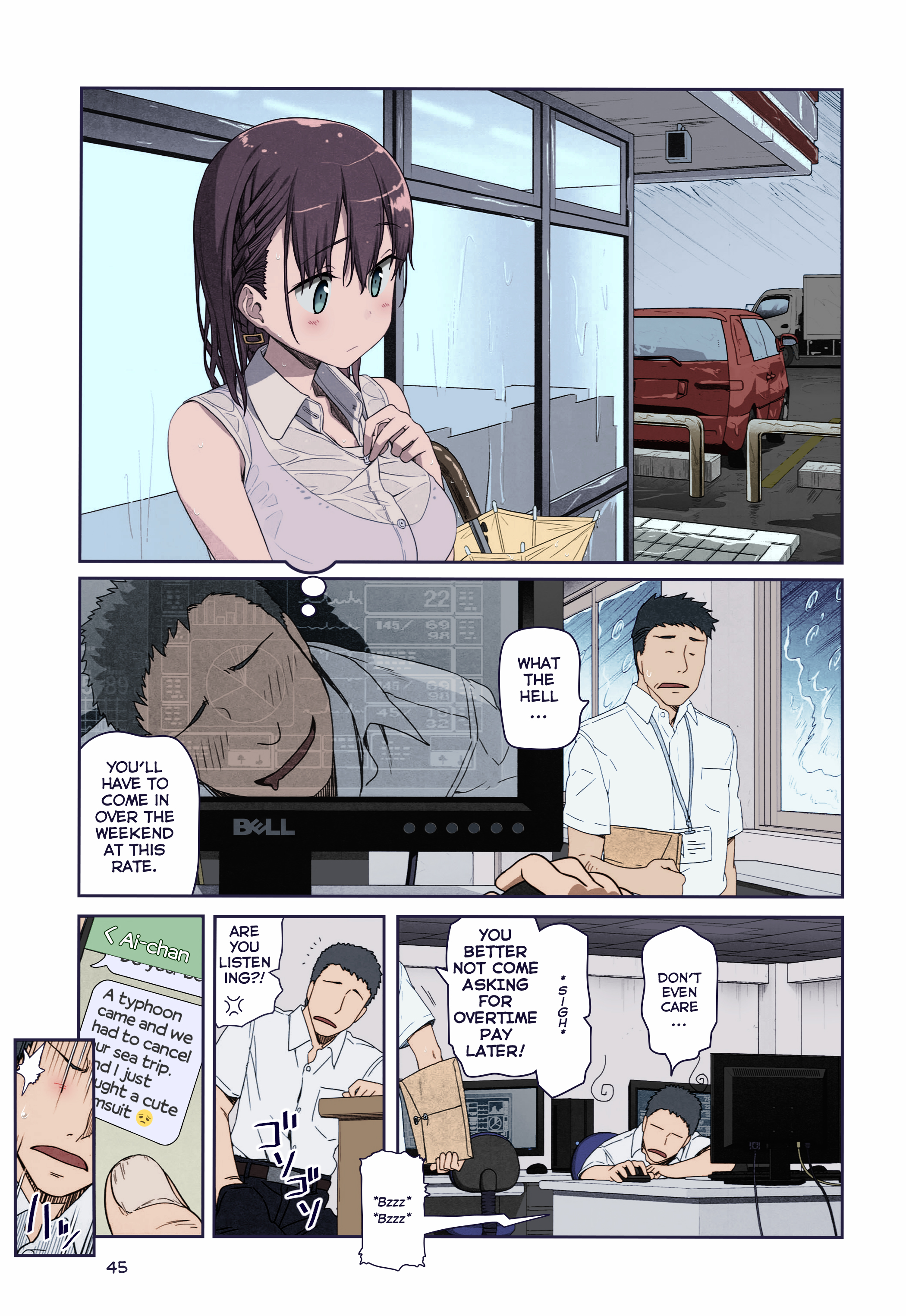 Getsuyoubi no Tawawa (Twitter Webcomic) (Fan Colored) Part II: Manga 第9页