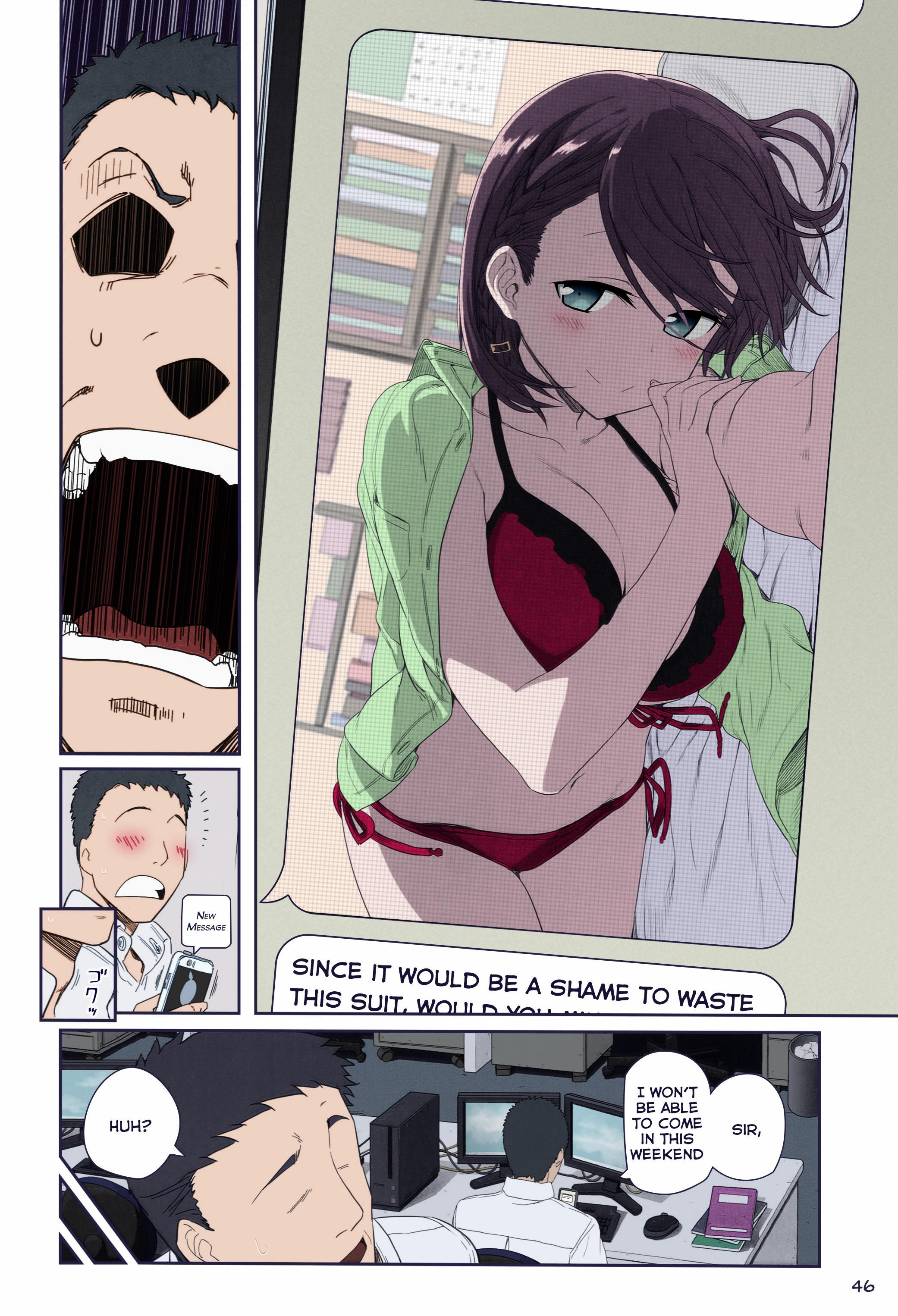 Getsuyoubi no Tawawa (Twitter Webcomic) (Fan Colored) Part II: Manga 第10页