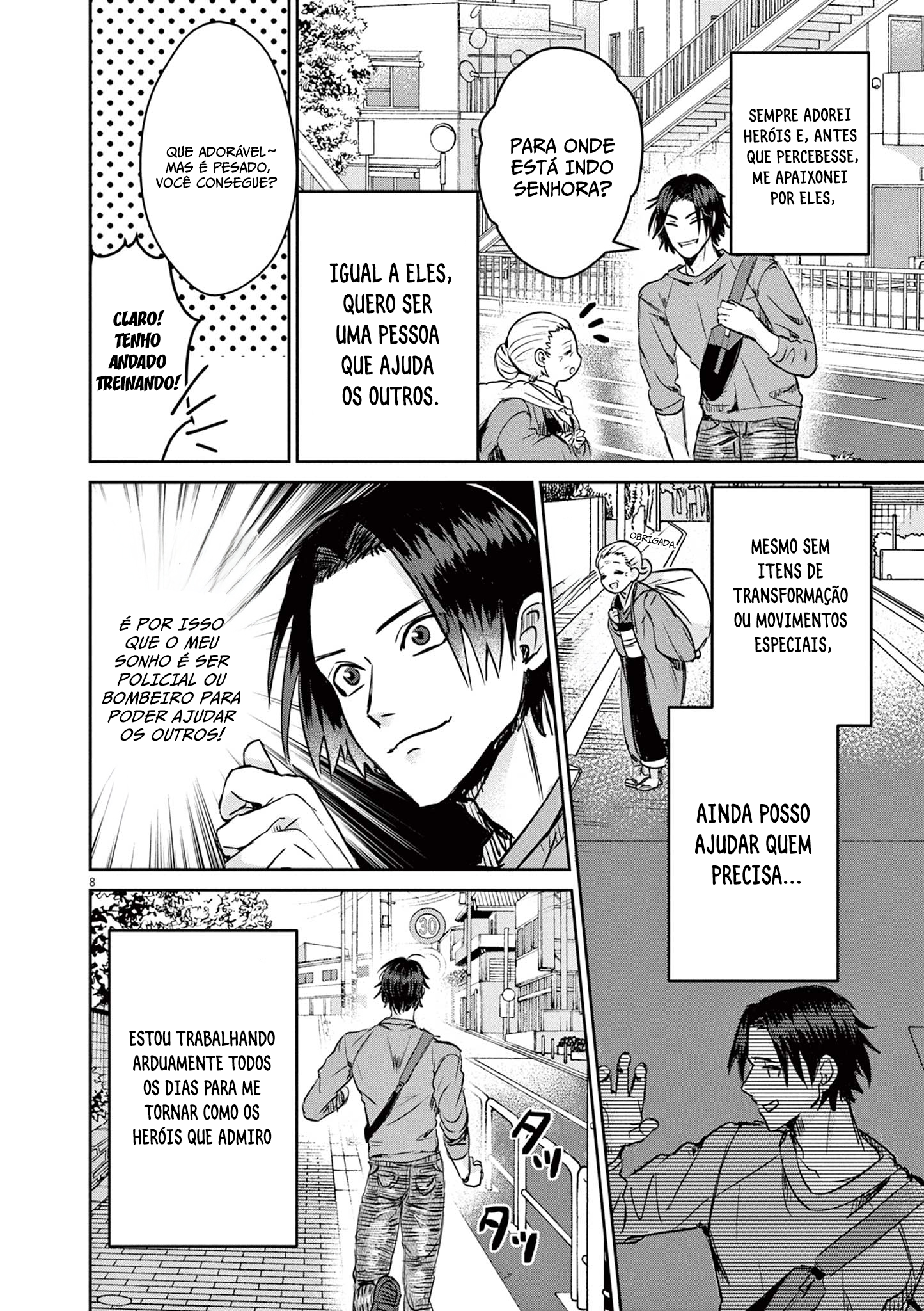 Nichiasa Suki no Otaku ga Akuyaku Seito ni Tenseishita Kekka, Hametsu Flag ga Houkaishiteiku Ken ni Tsuite Cruzando Mundos, Cheguei! 第8页