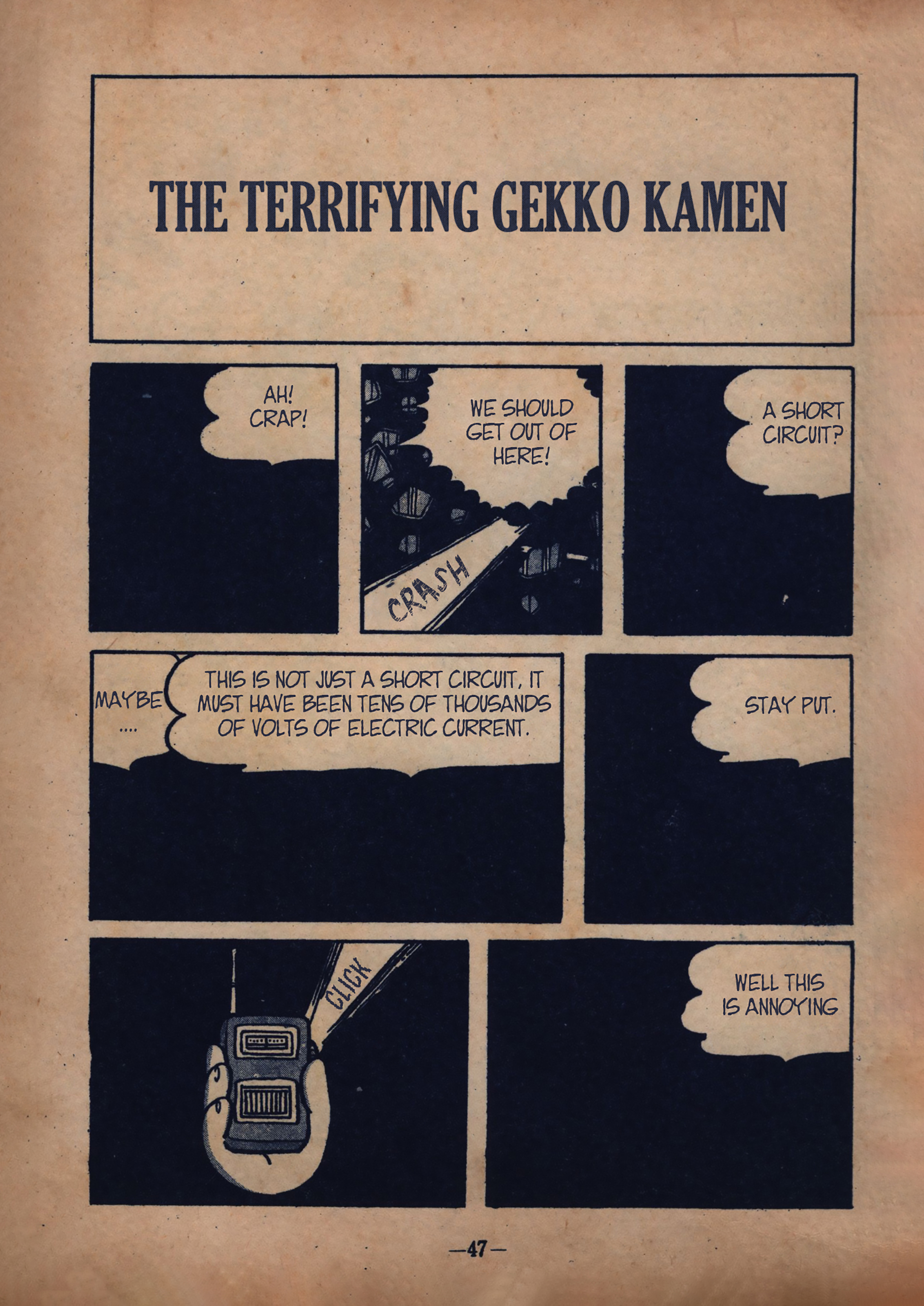 Moonlight Mask (Rental Manga) The Terrifying Gekko Kamen 第1页
