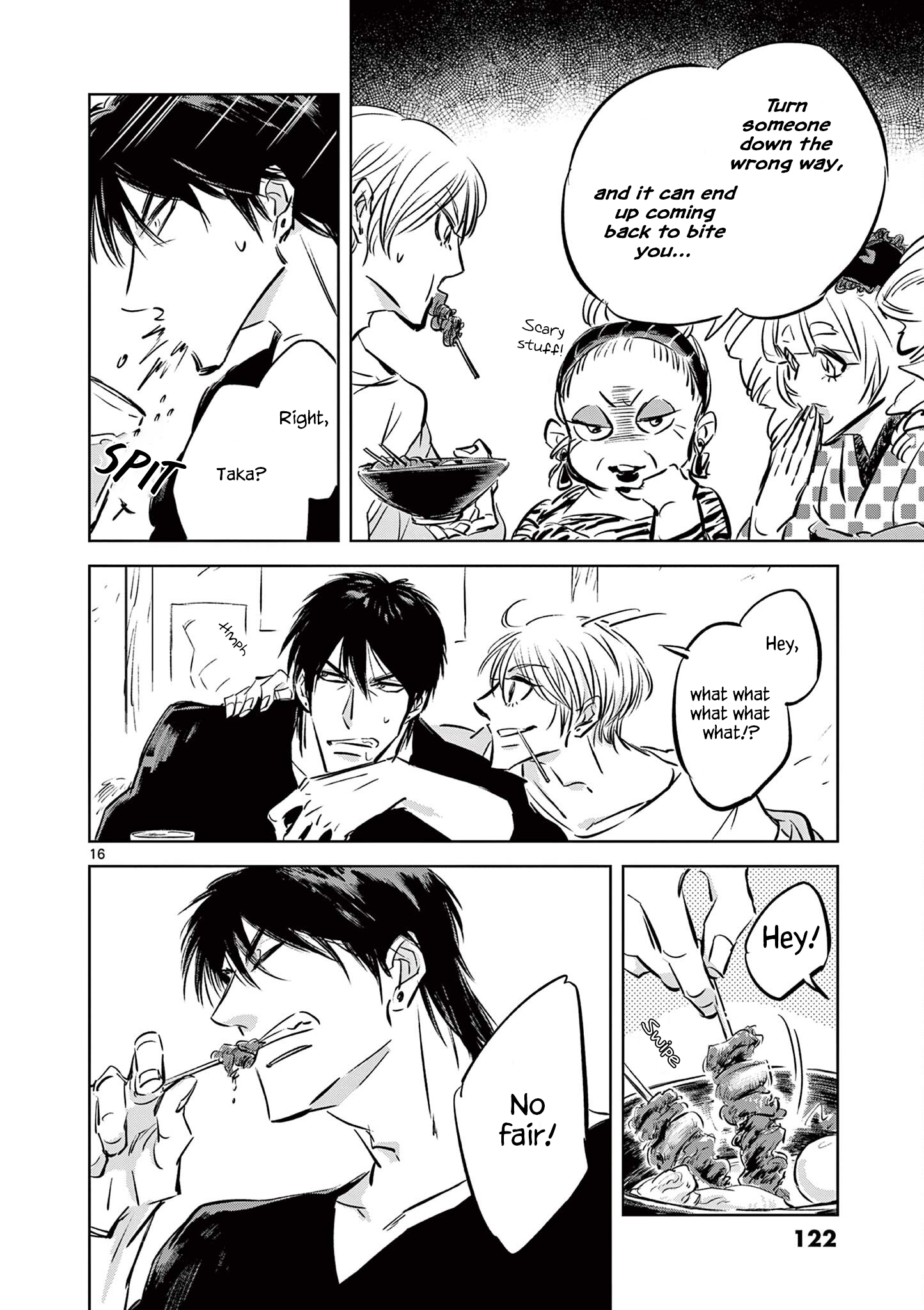 Usagi to Taka no Su At the Bar 第16页