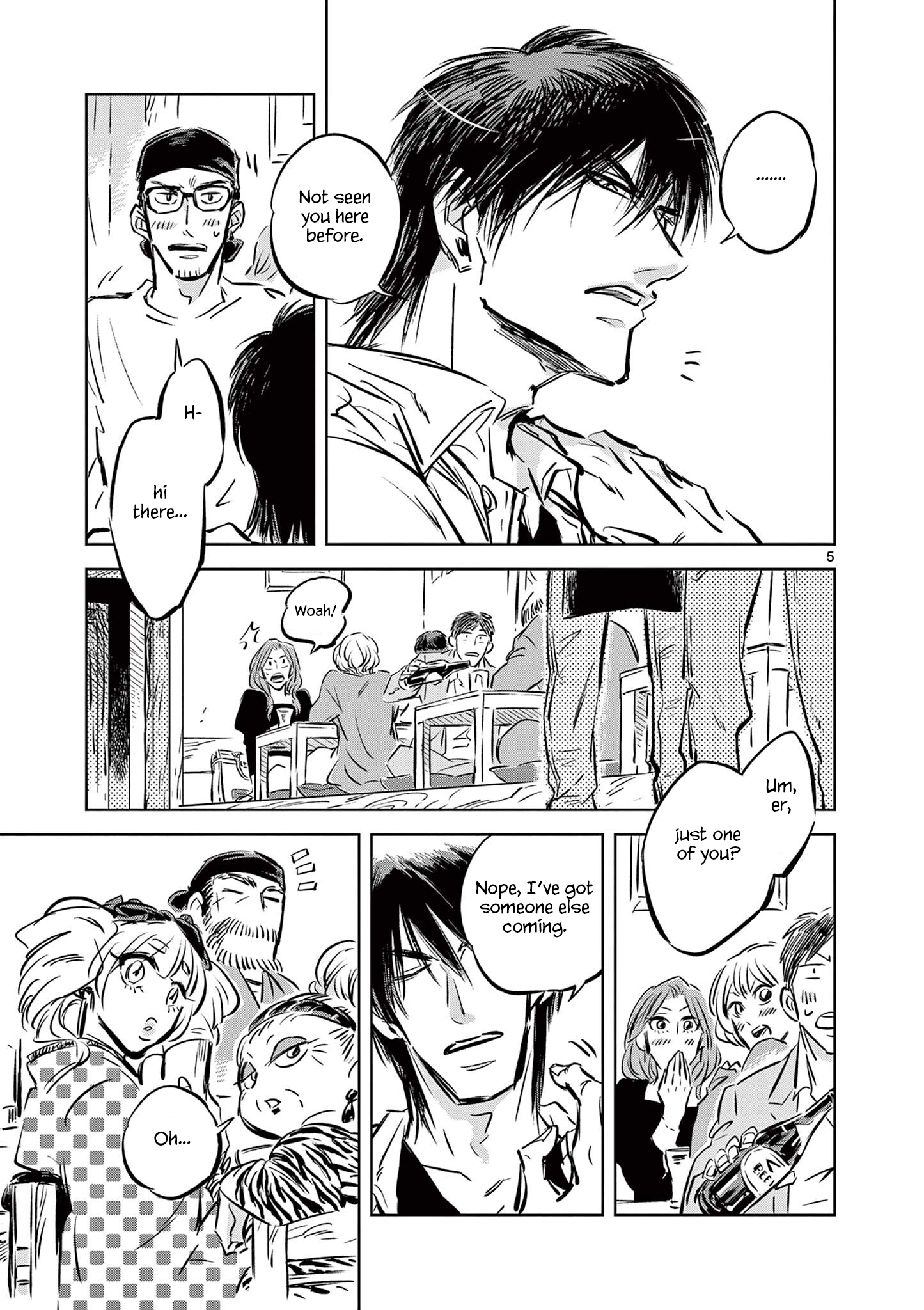 Usagi to Taka no Su At the Bar 第5页