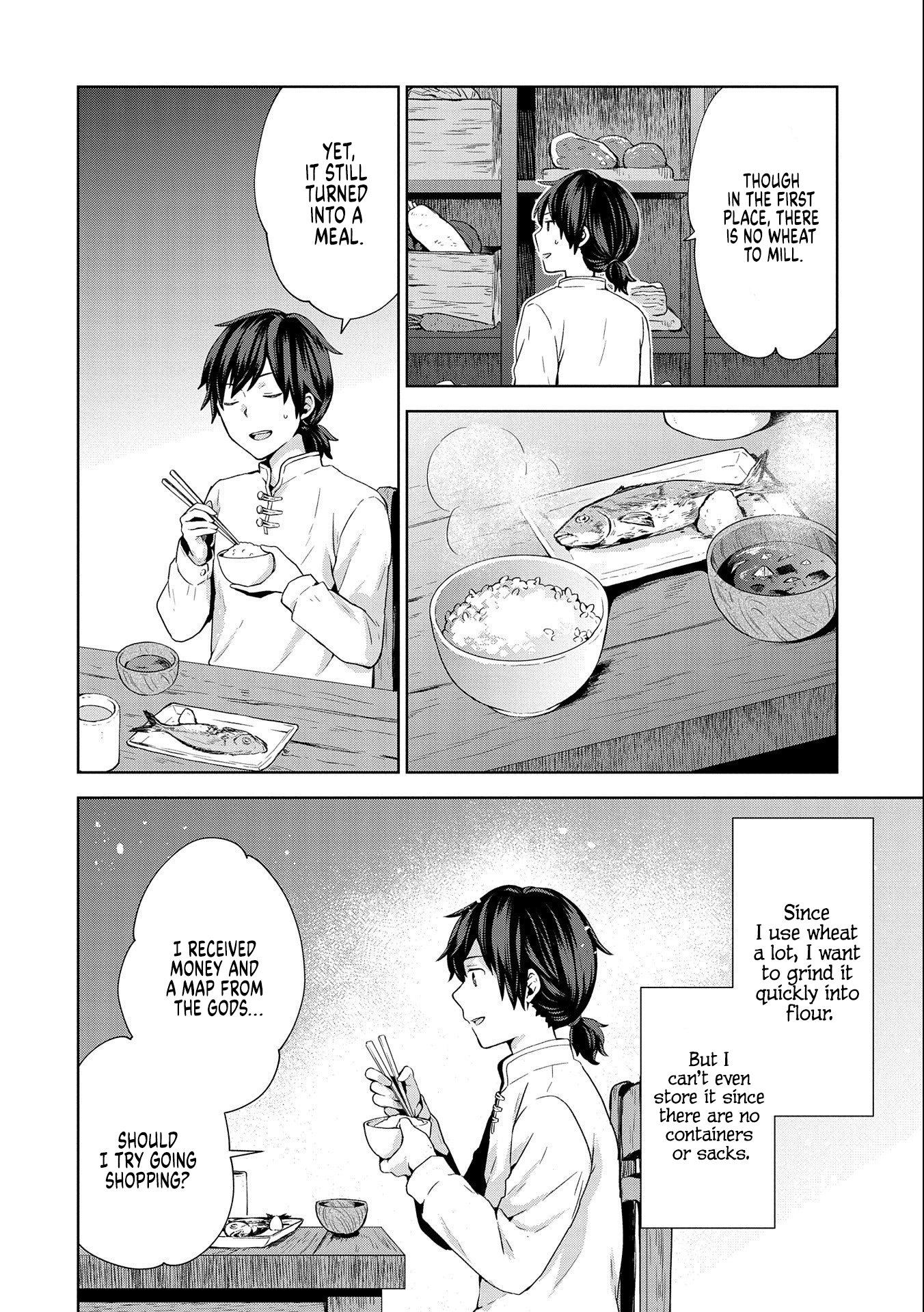 Isekai ni Ten'i Shitara Yama no Naka datta. Handou de Tsuyosa yori mo Kaitekisa wo Erabimashita Vol. 1 Ch. 3 第4页