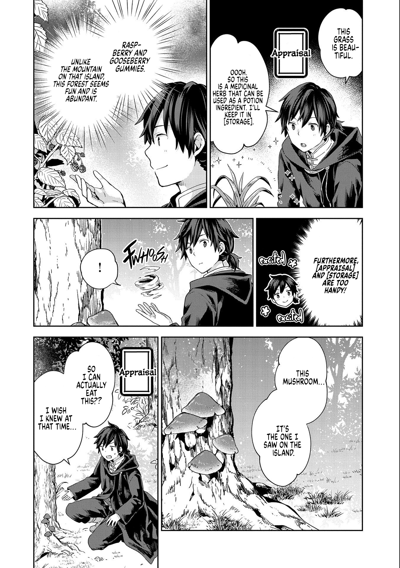 Isekai ni Ten'i Shitara Yama no Naka datta. Handou de Tsuyosa yori mo Kaitekisa wo Erabimashita Vol. 1 Ch. 3 第34页