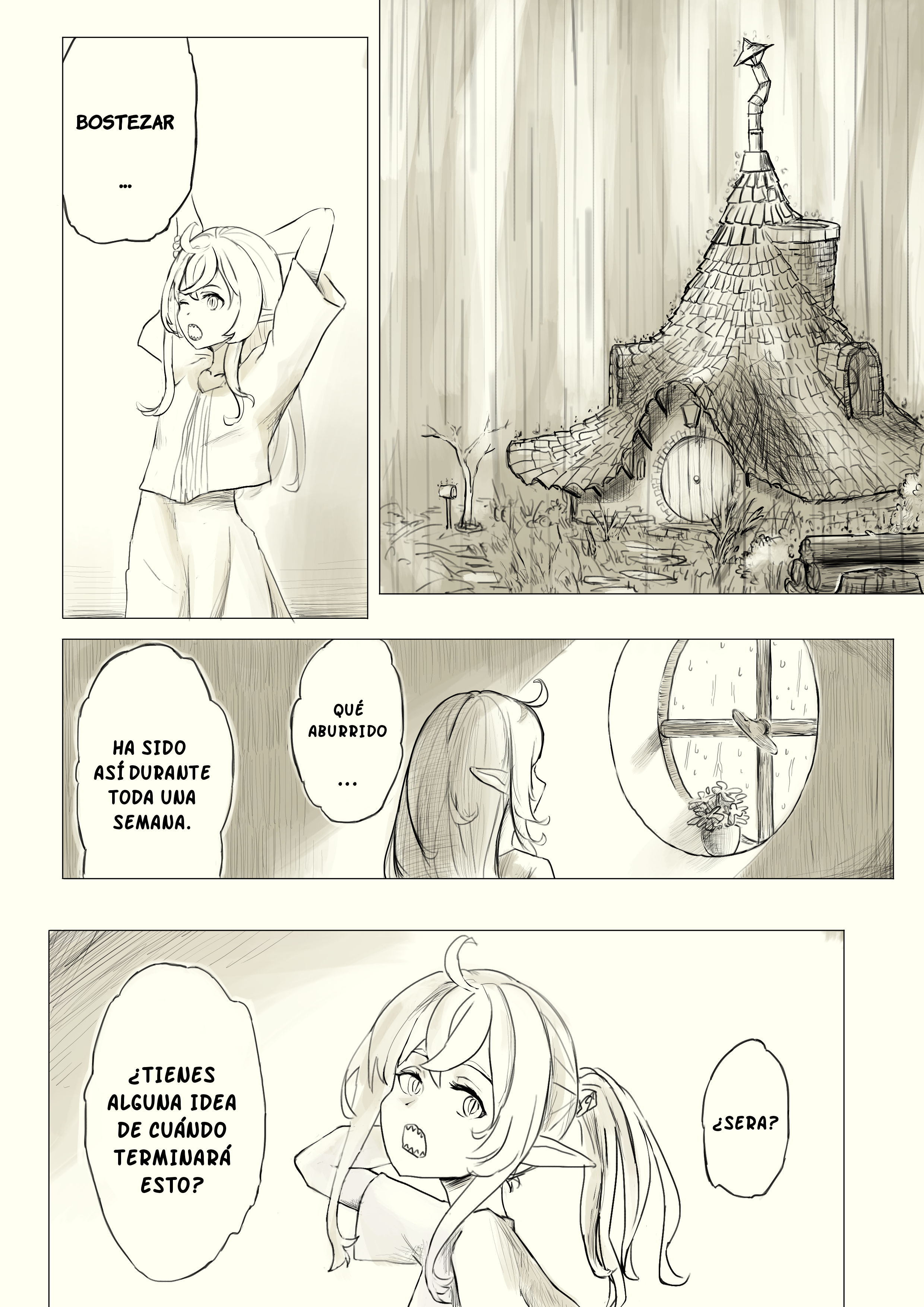 Mia & Sera's daily life Lluvia fría 第2页