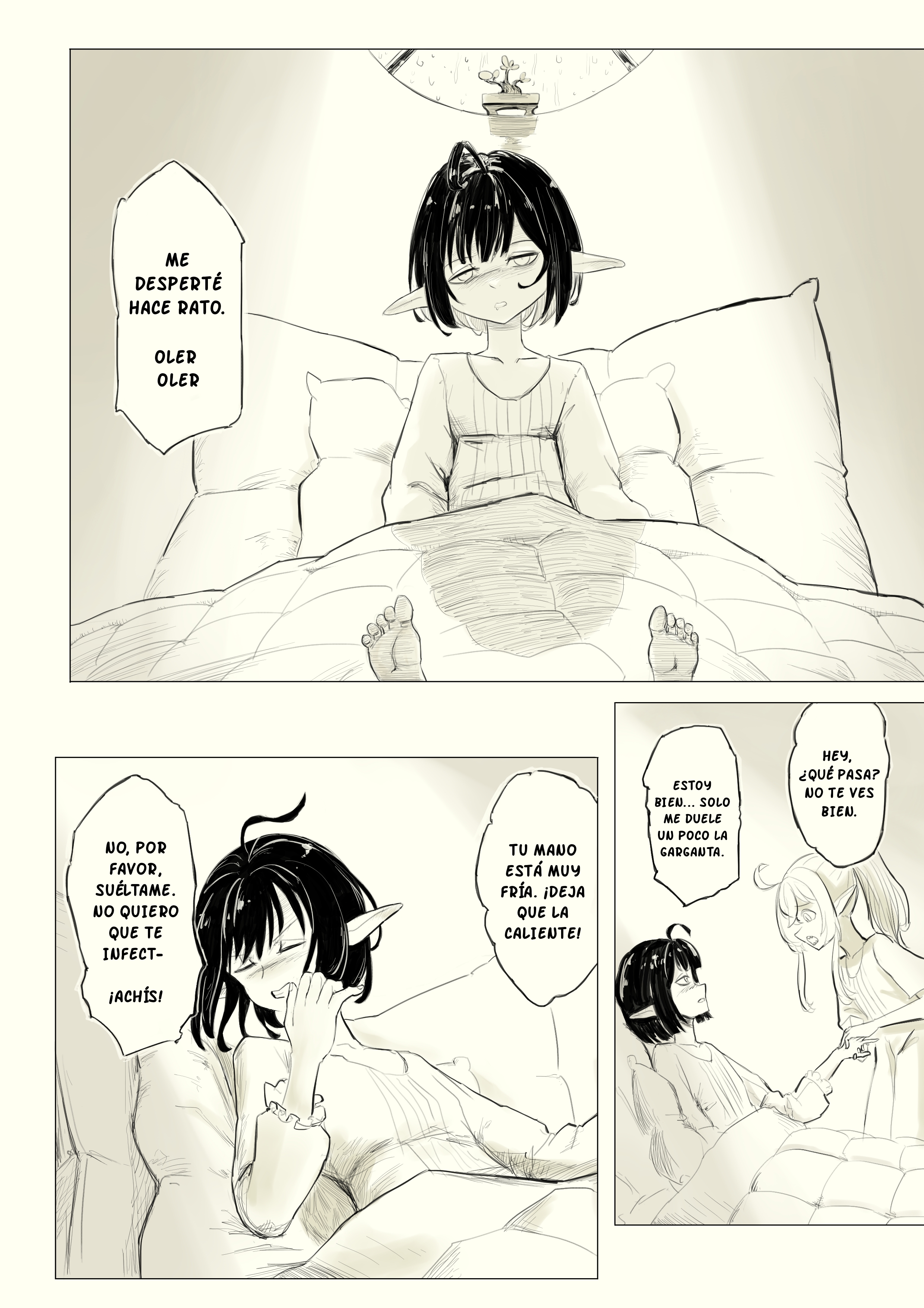 Mia & Sera's daily life Lluvia fría 第4页