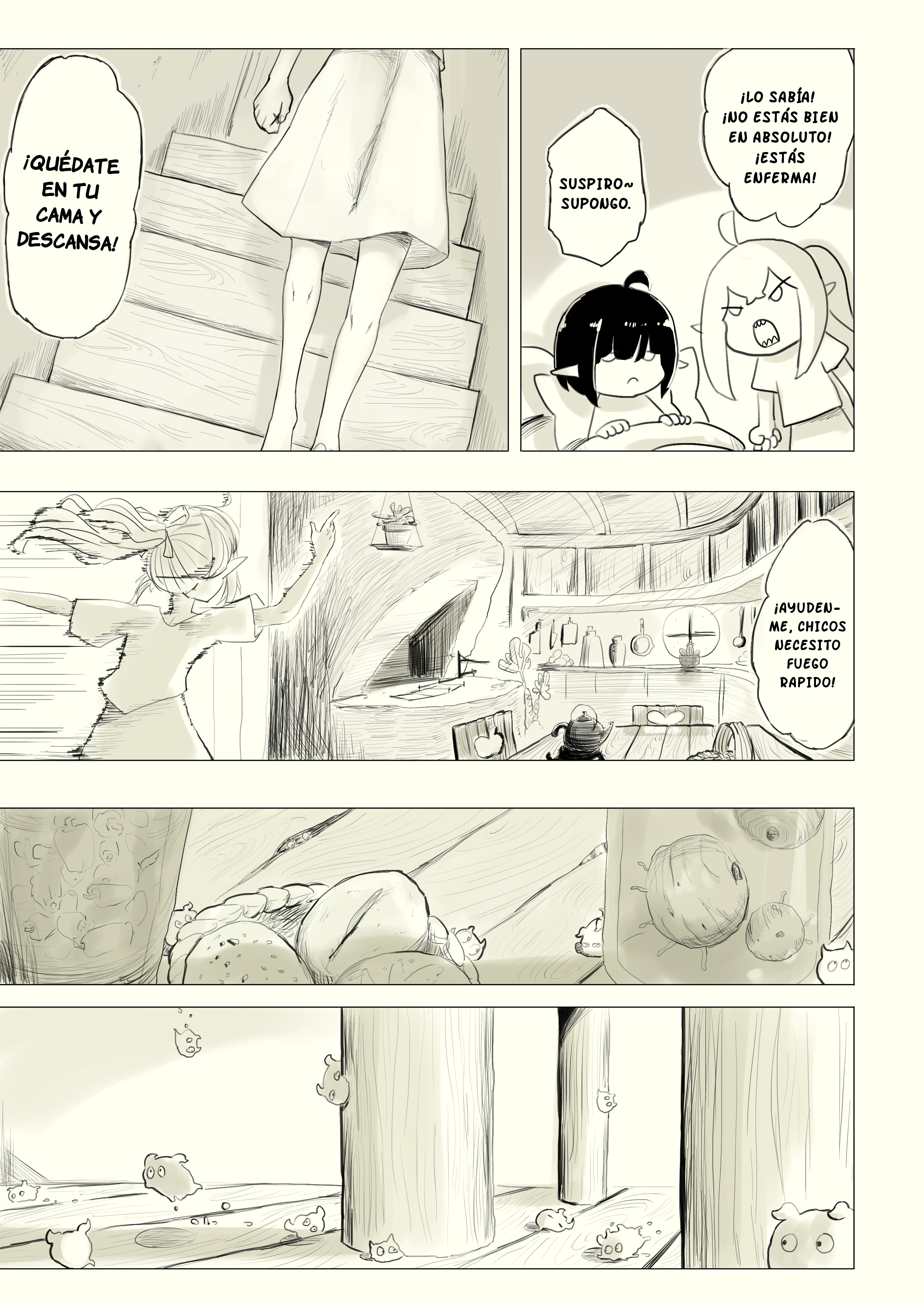 Mia & Sera's daily life Lluvia fría 第5页
