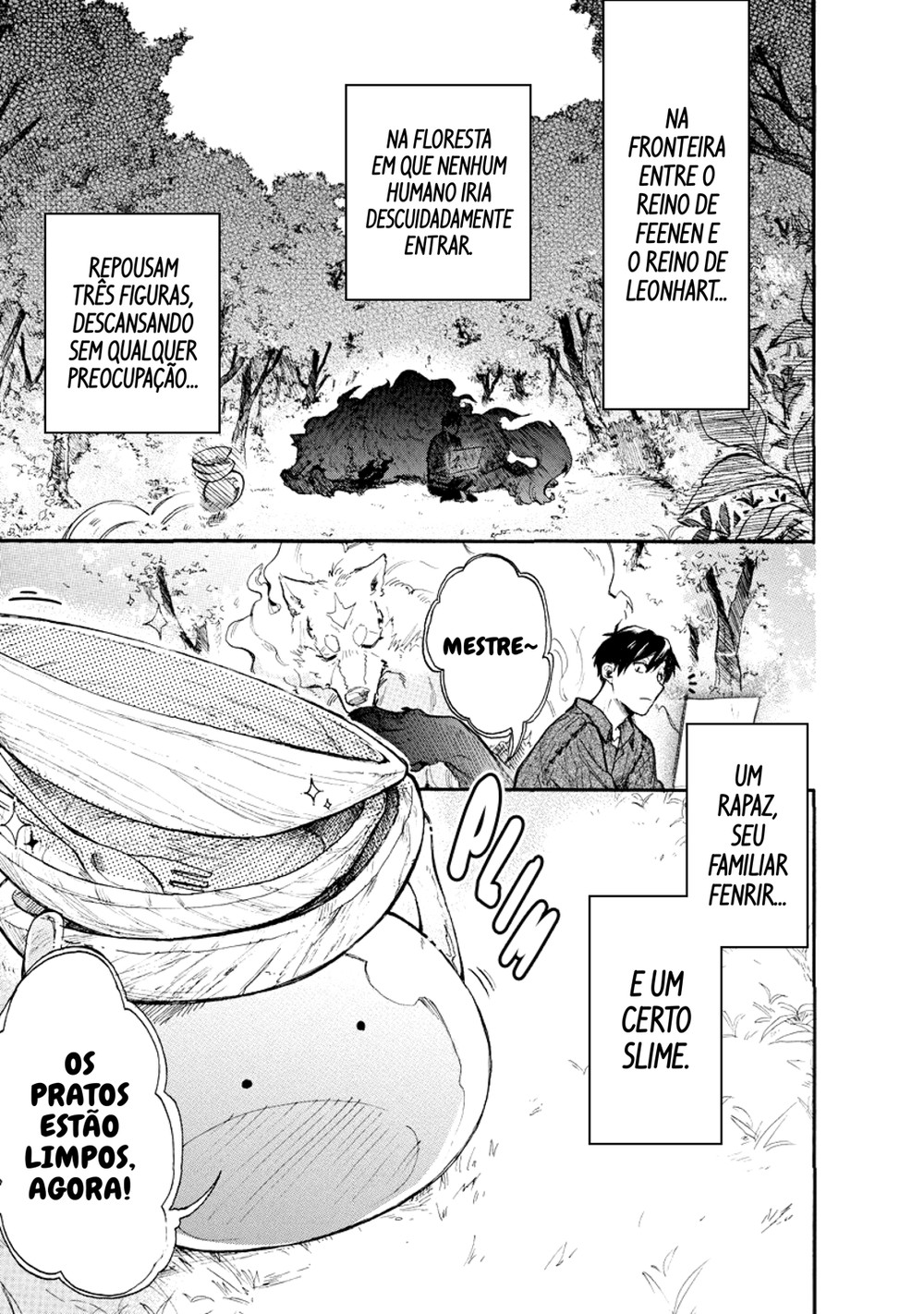 Tondemo Skill de Isekai Hourou Meshi: Sui no Daibouken O Homem invocado para outro mundo, fenrir e o slime 第2页