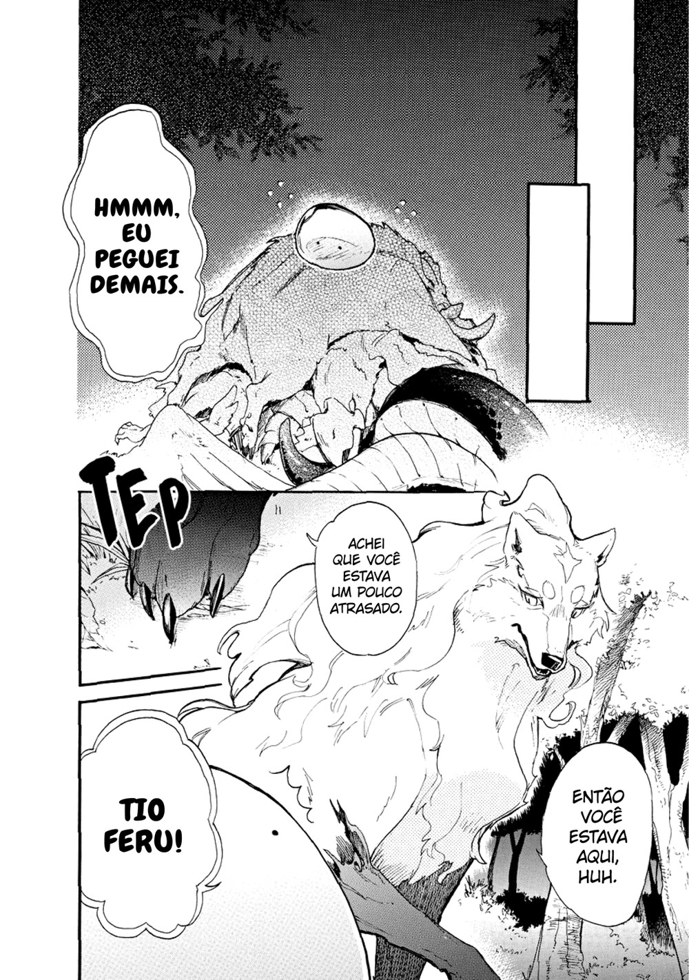 Tondemo Skill de Isekai Hourou Meshi: Sui no Daibouken O Homem invocado para outro mundo, fenrir e o slime 第15页