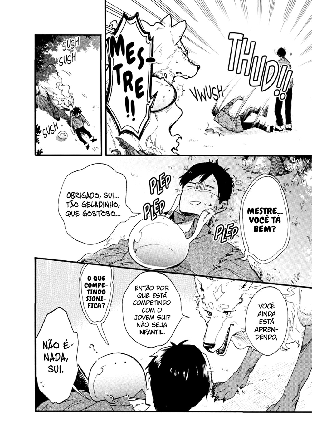 Tondemo Skill de Isekai Hourou Meshi: Sui no Daibouken O Homem invocado para outro mundo, fenrir e o slime 第9页