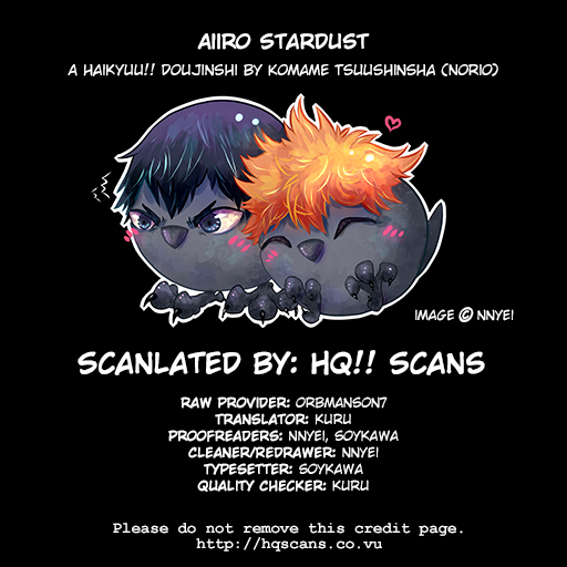 Haikyuu!! - Aiiro Stardust (Doujinshi) Oneshot 第33页