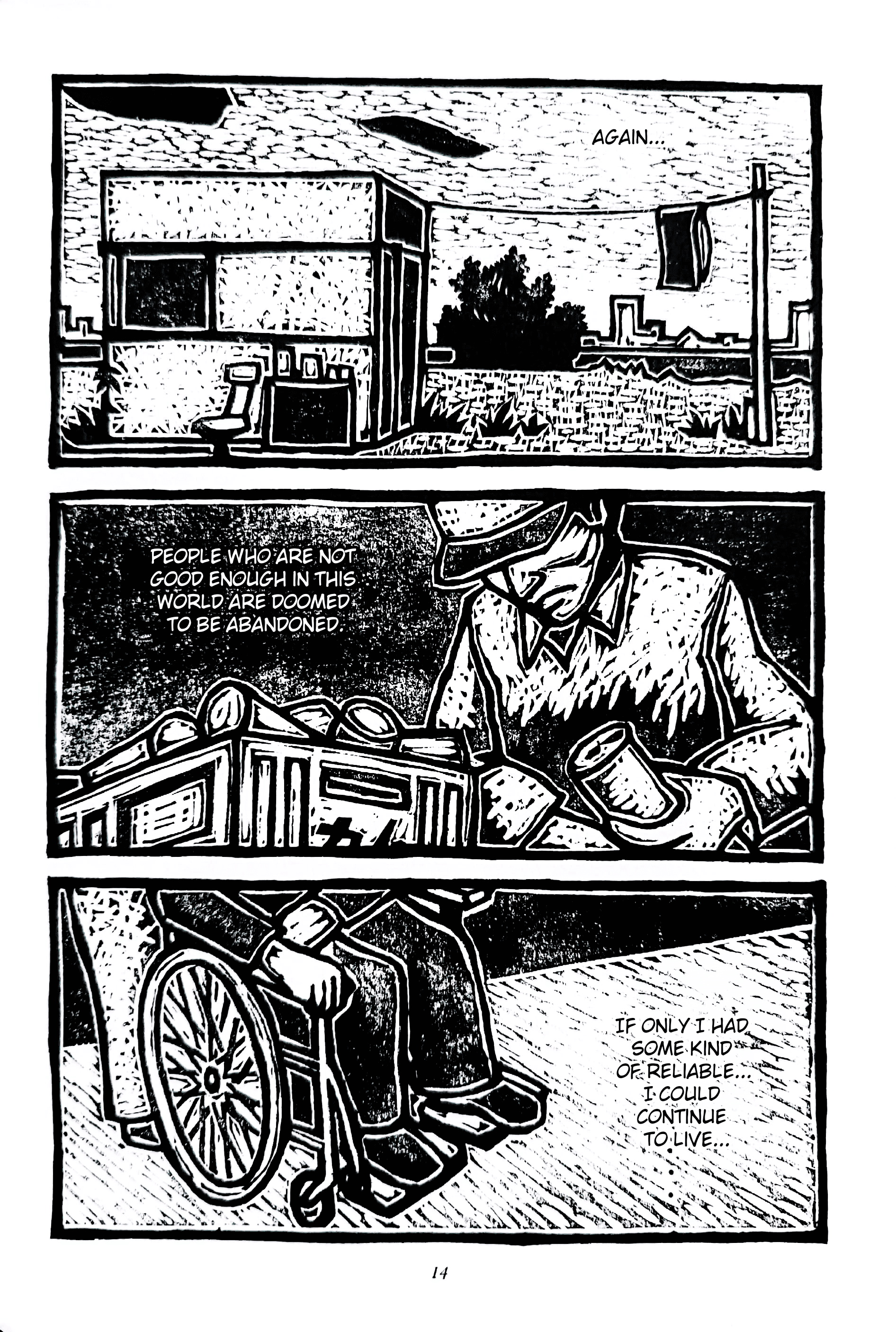Man with a wardrobe on his head In the city 第14页