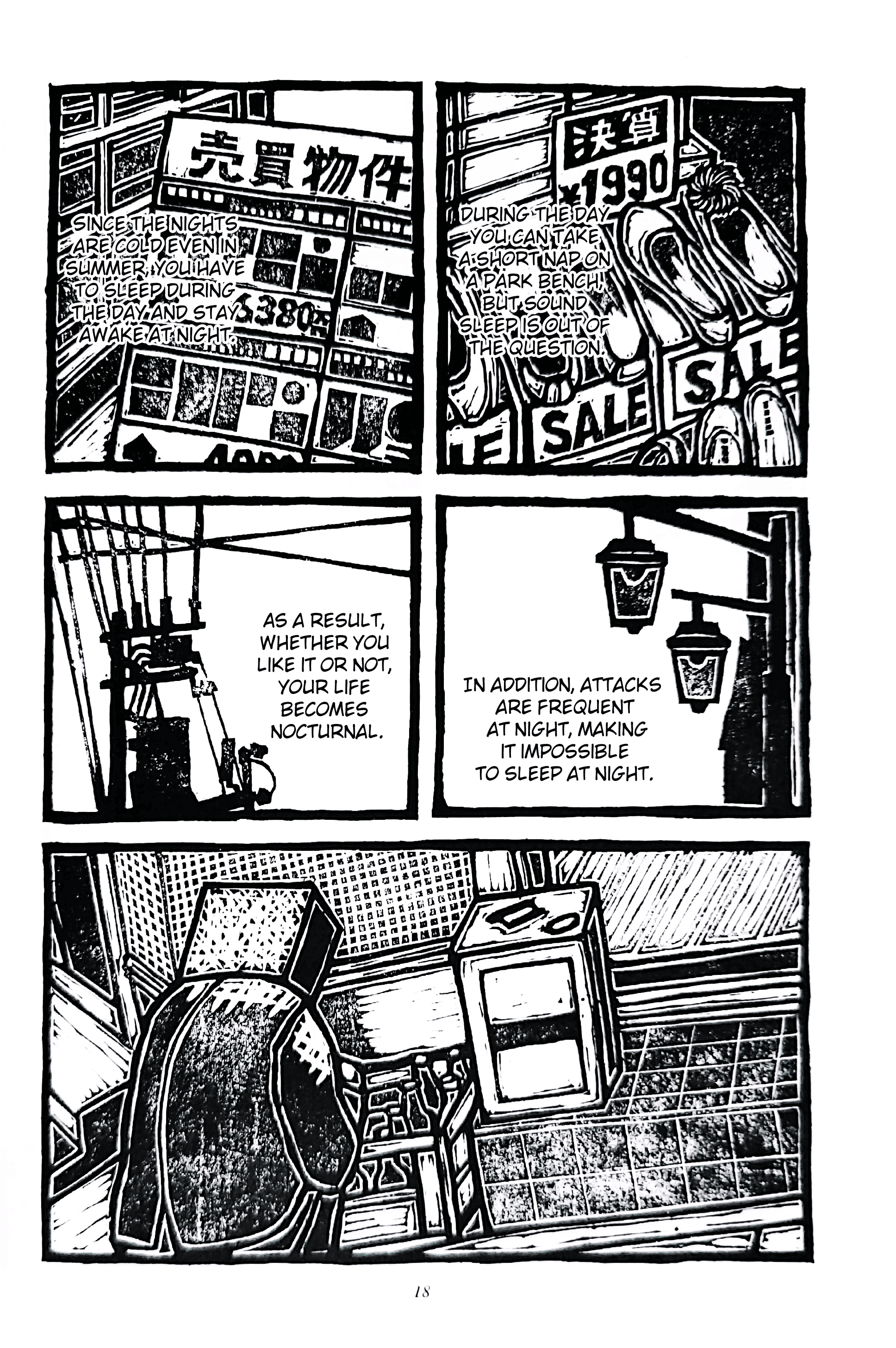 Man with a wardrobe on his head In the city 第18页