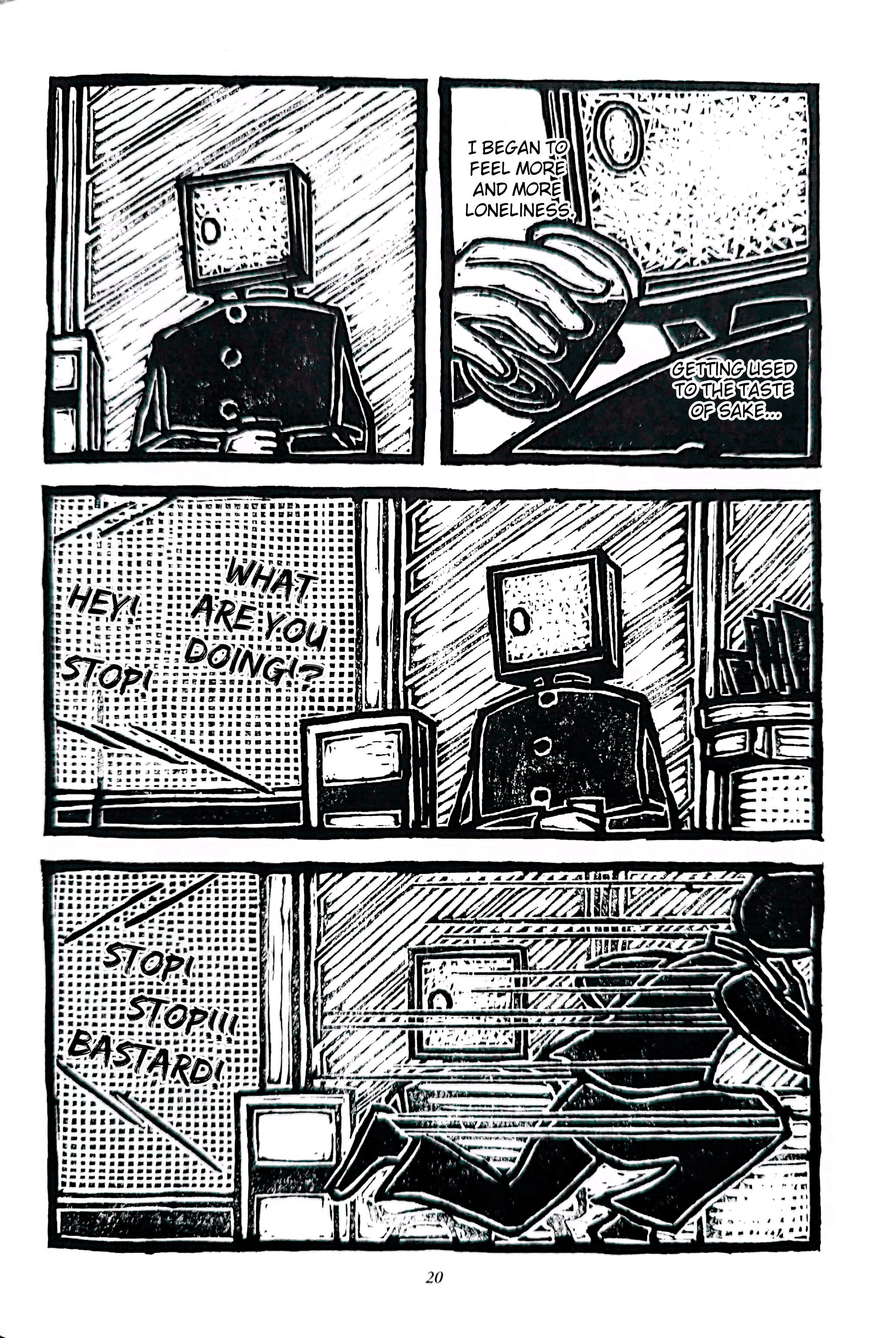 Man with a wardrobe on his head In the city 第20页
