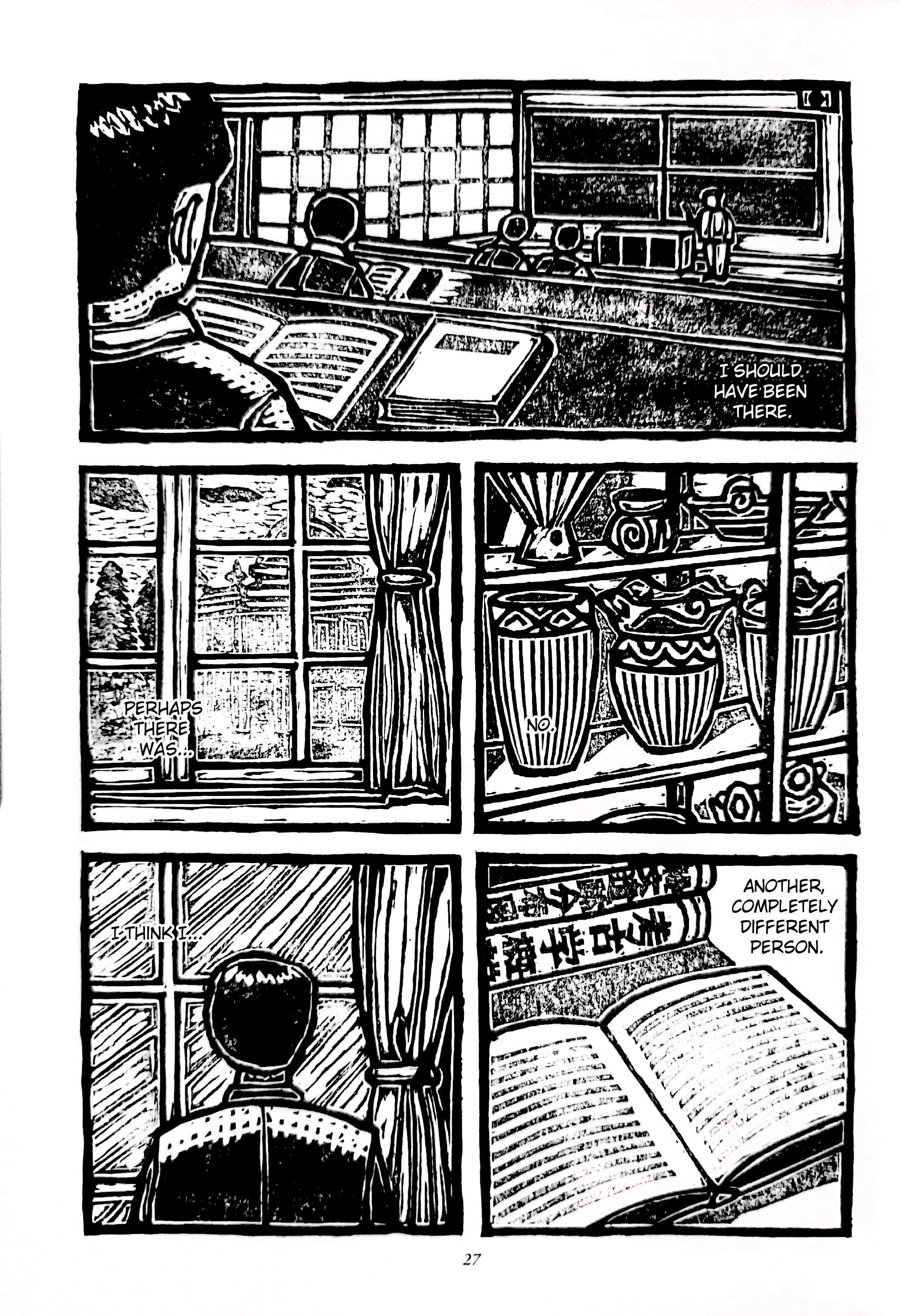 Man with a wardrobe on his head In the city 第27页
