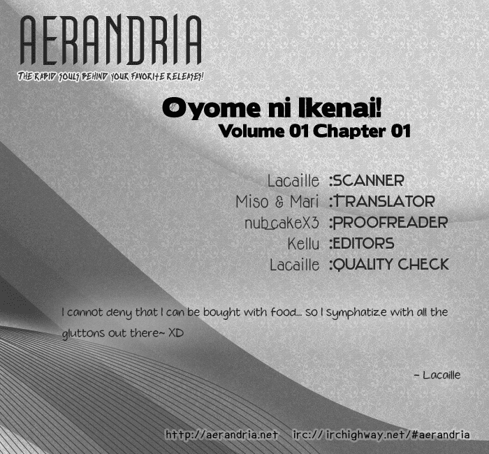 Oyome ni Ikenai! 第1页