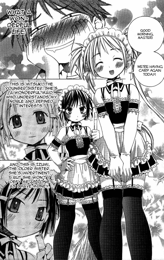 Kore ga Watashi no Goshujin-sama There's a rumor that there's this kid whose parents died, and now he's living all by himself with his inheritance. In the springtime of youth, he is surrounded and served by unbelievably beautiful girls... 第5页