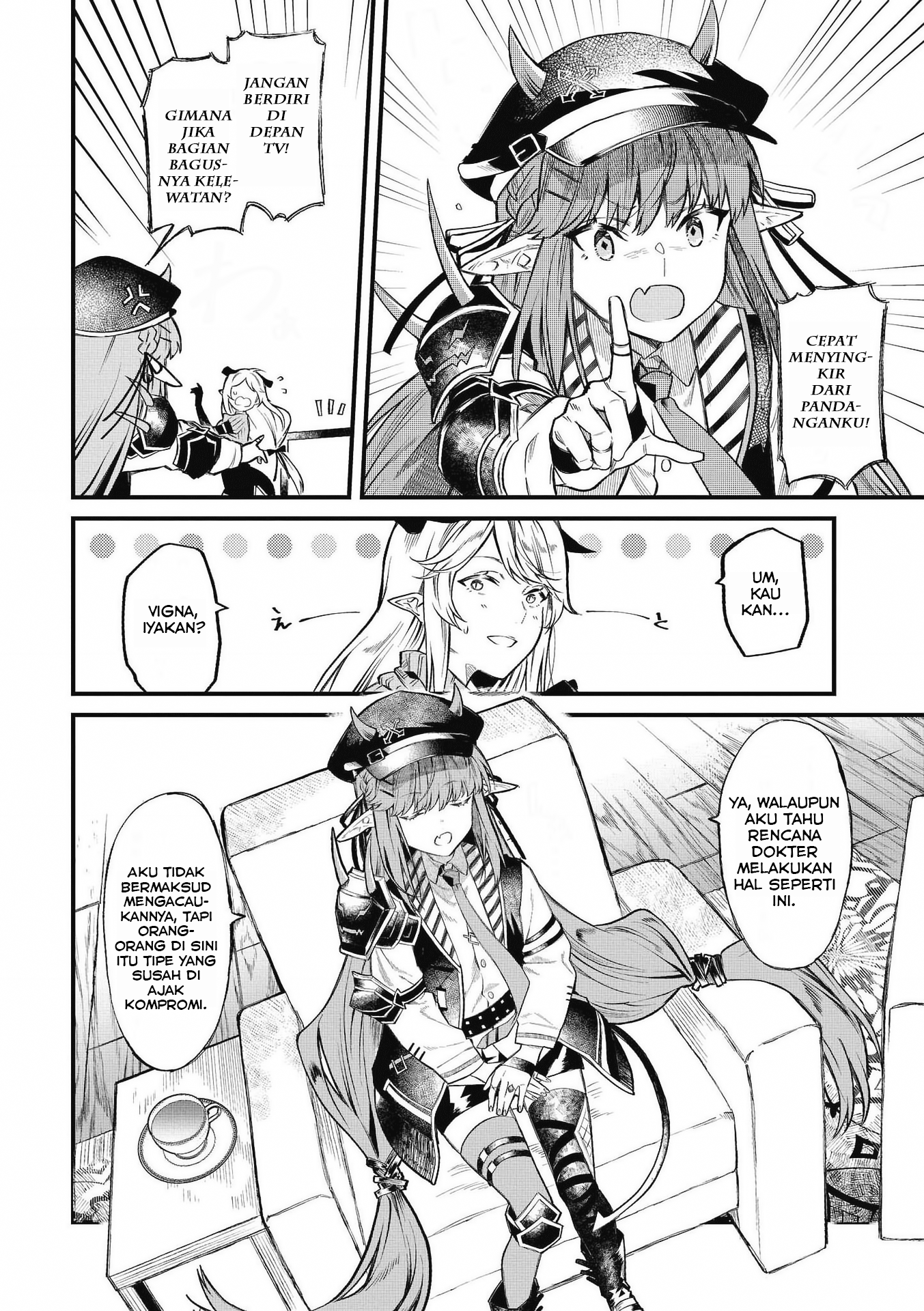 Arknights Comic Anthology Ketenangan Sejenak Para Sarkaz 第9页