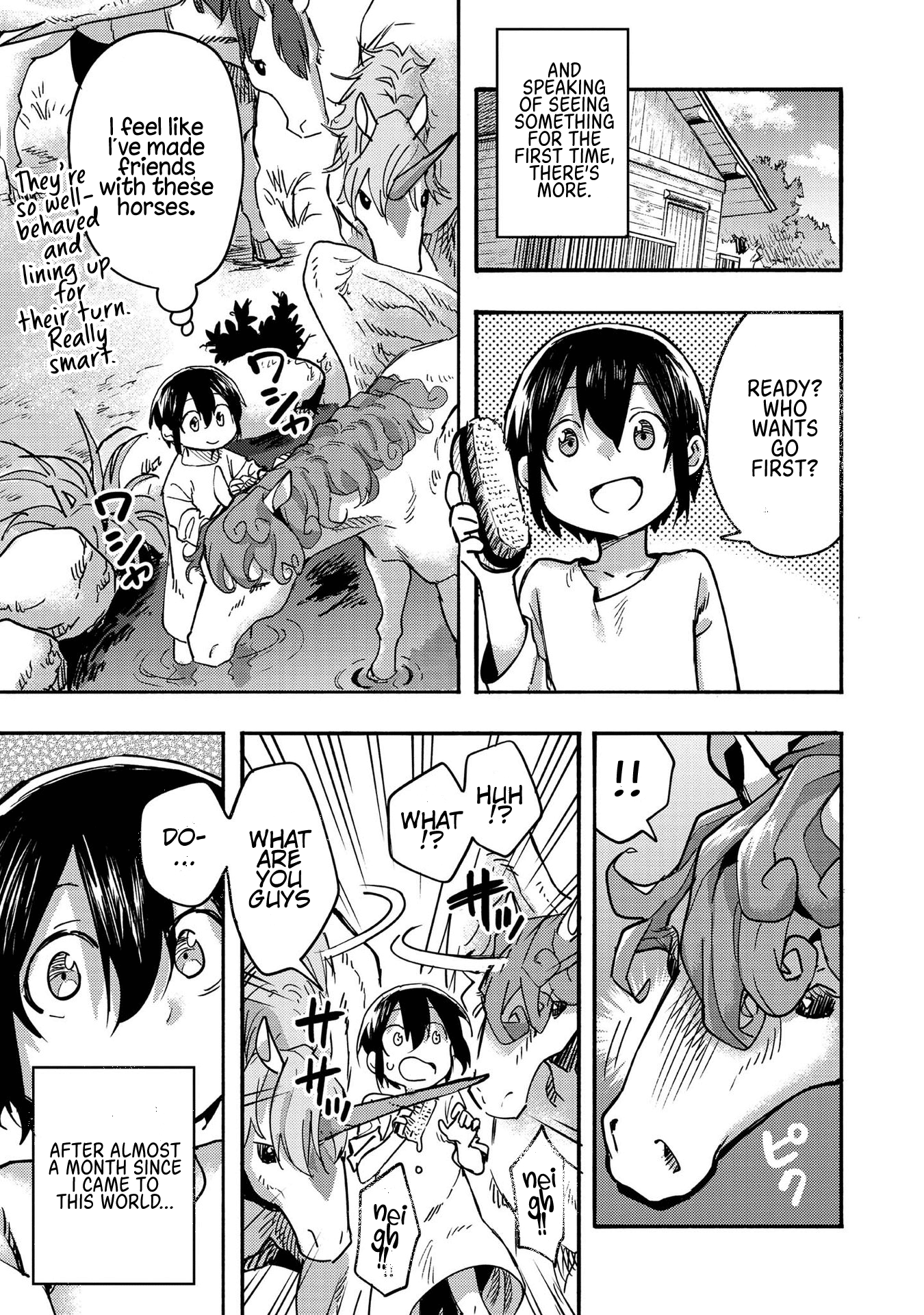 Kyou mo E ni Kaita Mochi ga Umai Strange Horses Visited My Home 第40页
