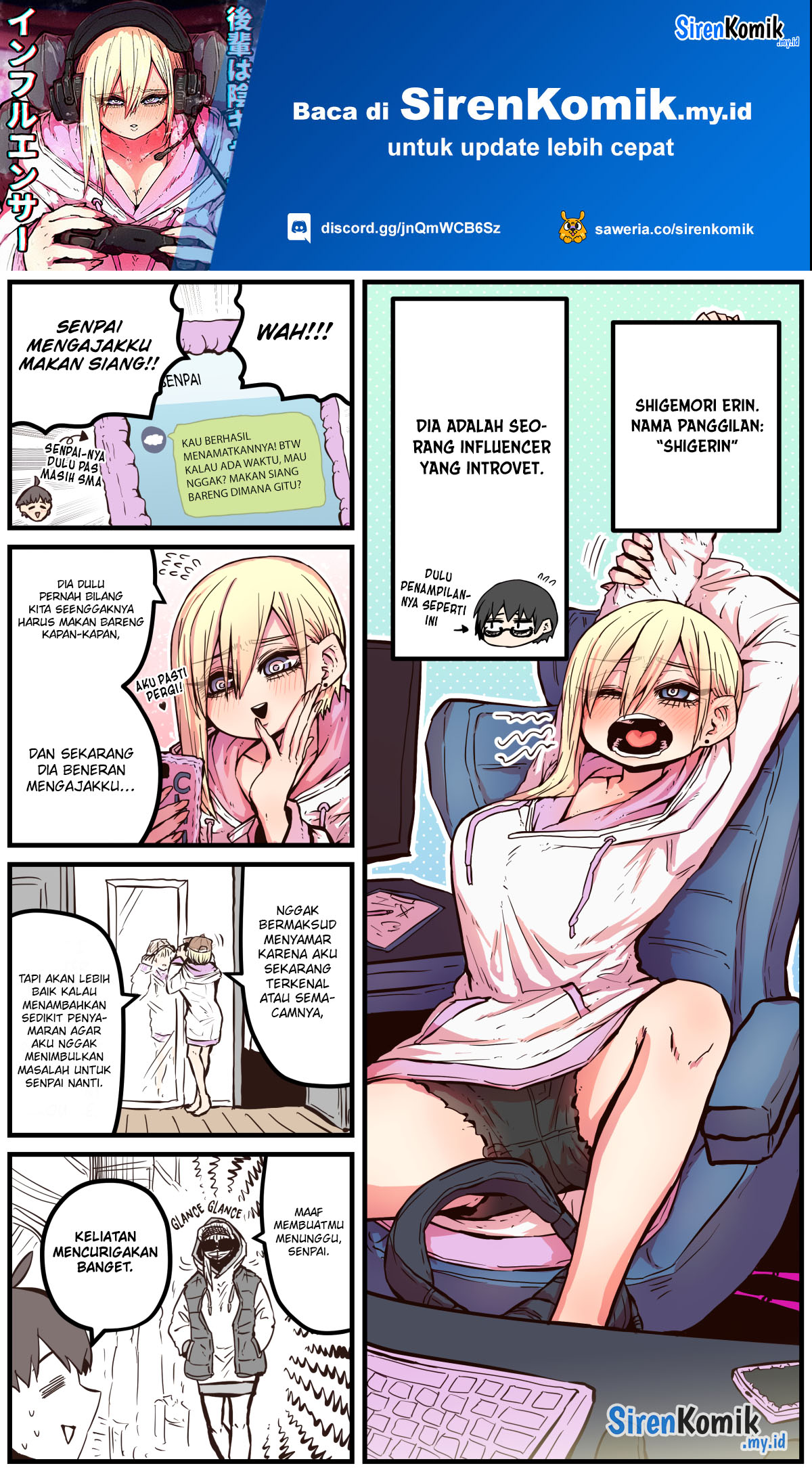 Kouhai wa Inkya Agari no Influencer Ch. 2 第2页