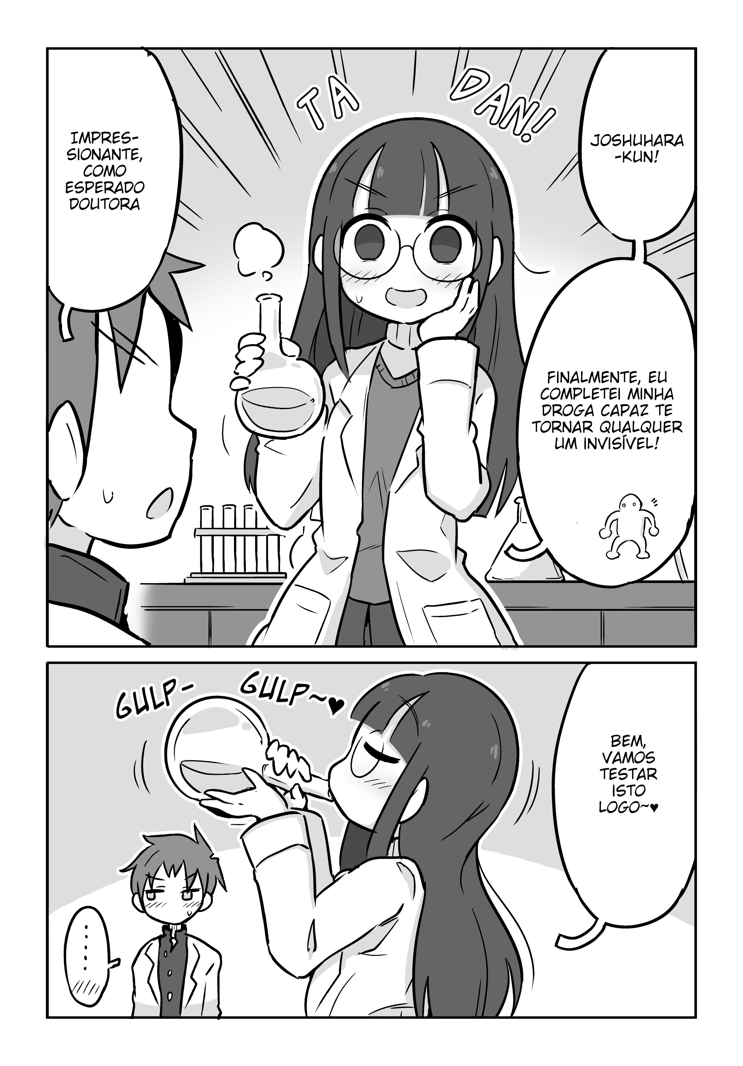Kagakubu Girl A garota do clube de ciências que quer ser invisível 第1页