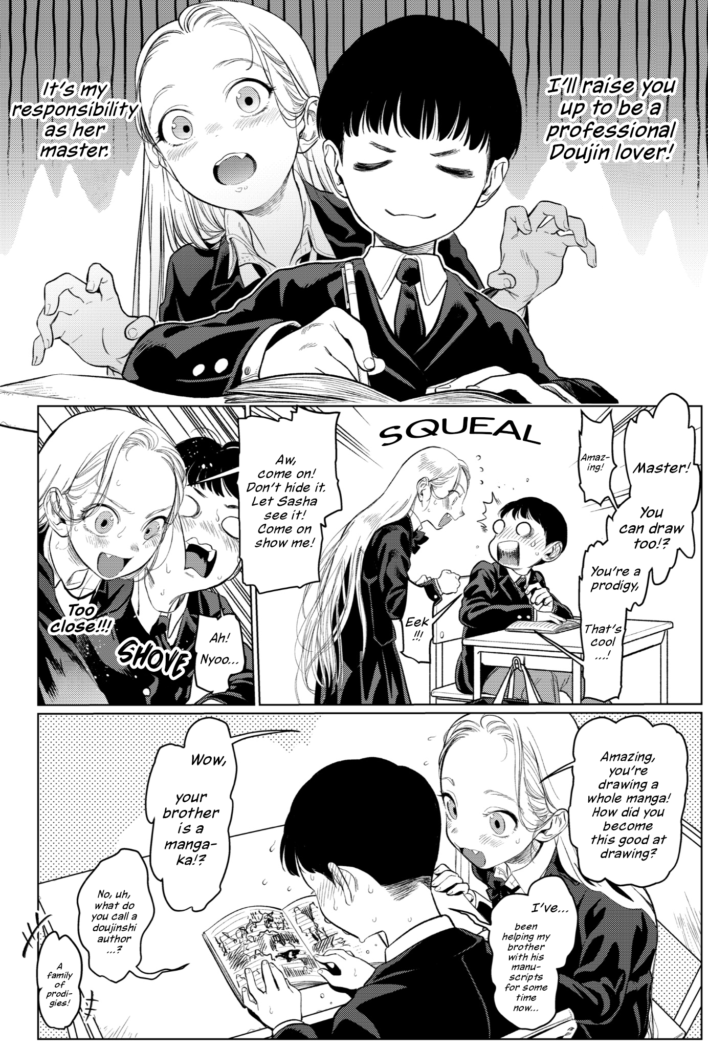 JC Sasha-chan to Classmate Otaku-kun (Redraw) Ch. 3 第2页