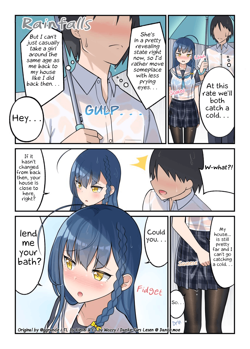 Cool na Gakuen no Idol ga Ore ni Dake Natsuitekuru A Car Splashed Water While on the Way Home From School, Soaking Both of You. 第2页
