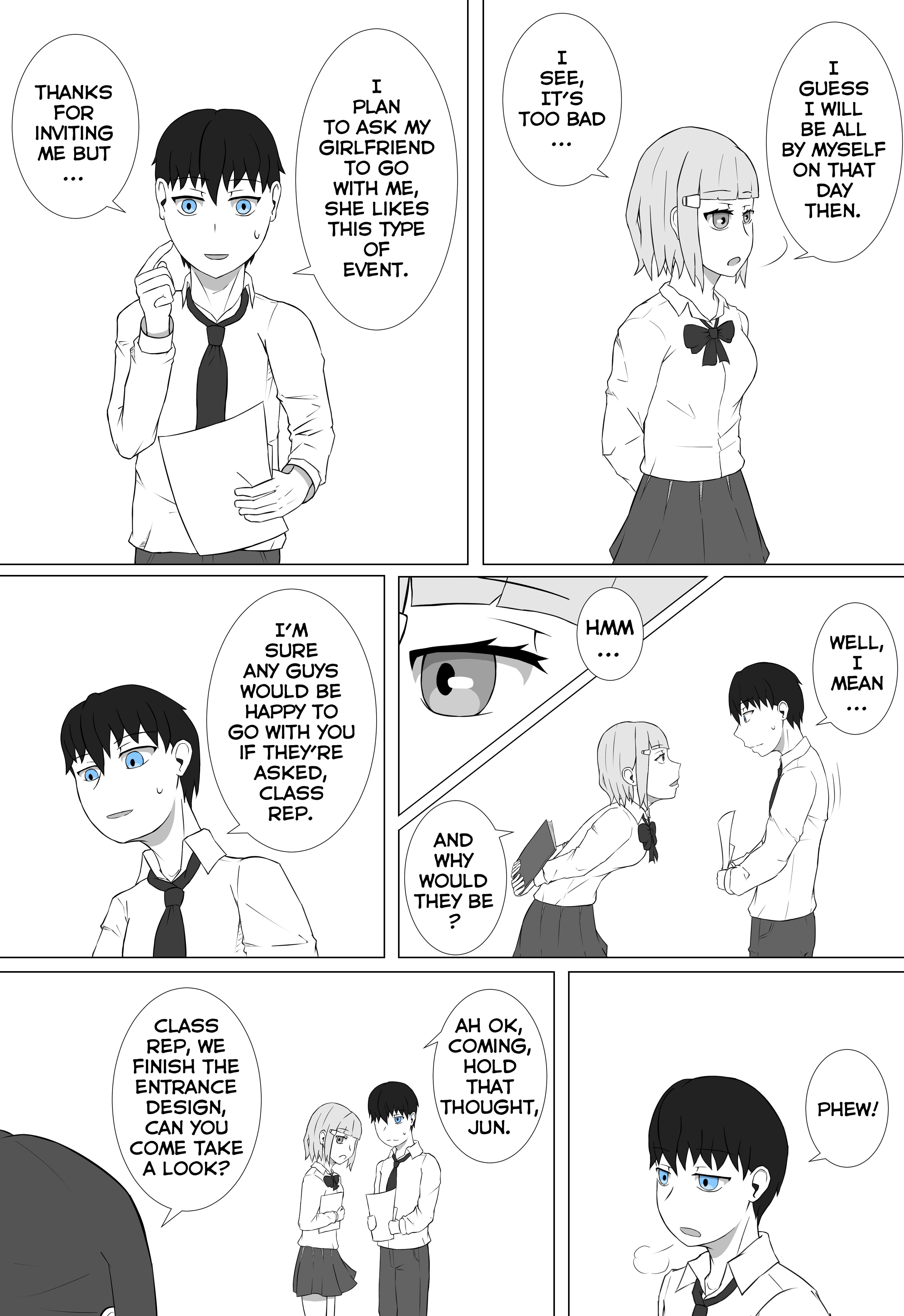 My Cute Girlfriend Might Be a Guy in My Class Ch. 4 第4页