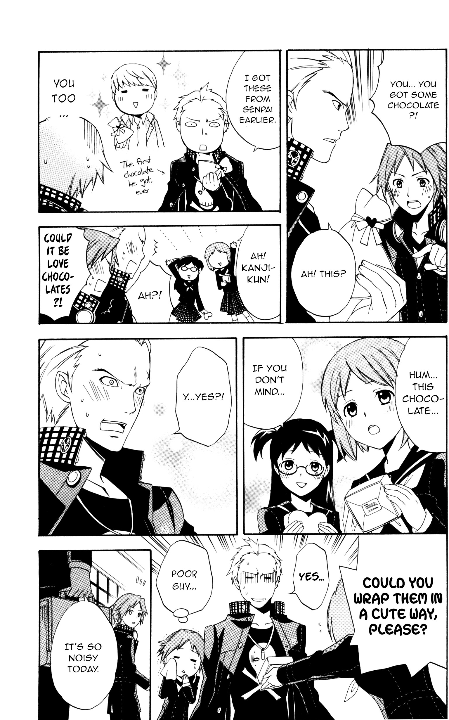 Persona 4 Comic Anthology (Hinotama) Running away from the chocolate! (Artist: Hayase Reku) 第7页