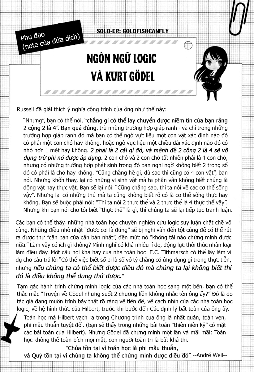 Mathematical Girls - Gödel's Incompleteness Theorems Trò chơi giả vờ không biết 第29页