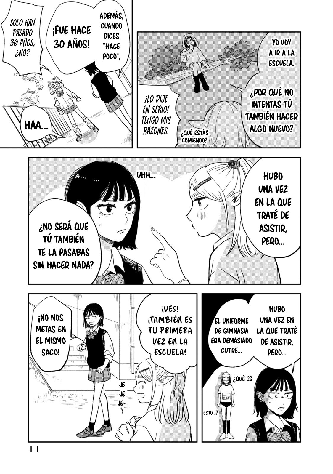 Elf no Mon-chan Kokosei!! ¡Invasión! ¡Mon-chan la elfa! 第12页