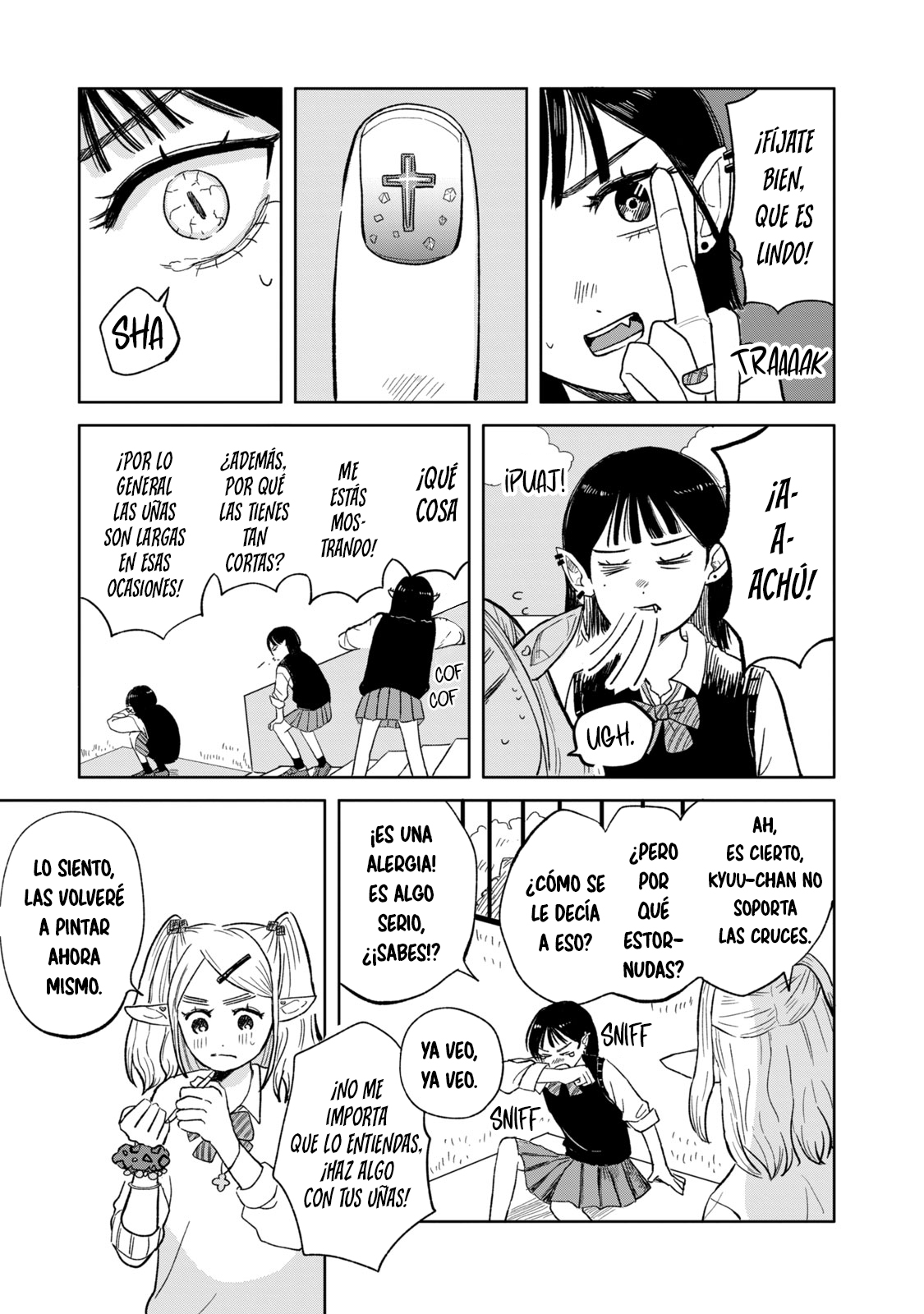 Elf no Mon-chan Kokosei!! ¡Invasión! ¡Mon-chan la elfa! 第16页