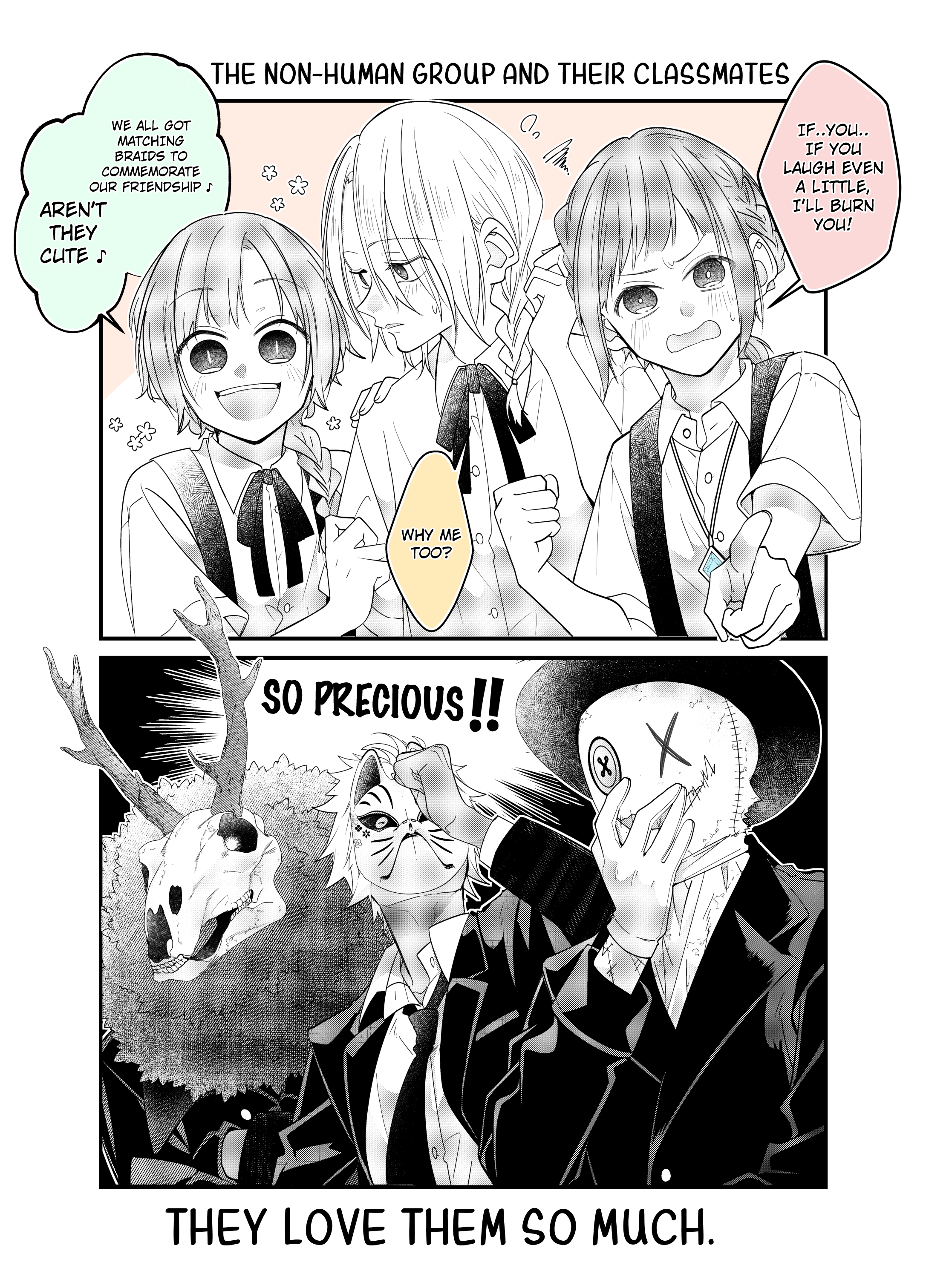 Jingai × Ningen The Non-human Group And Thier Classmates + Introduction 第1页
