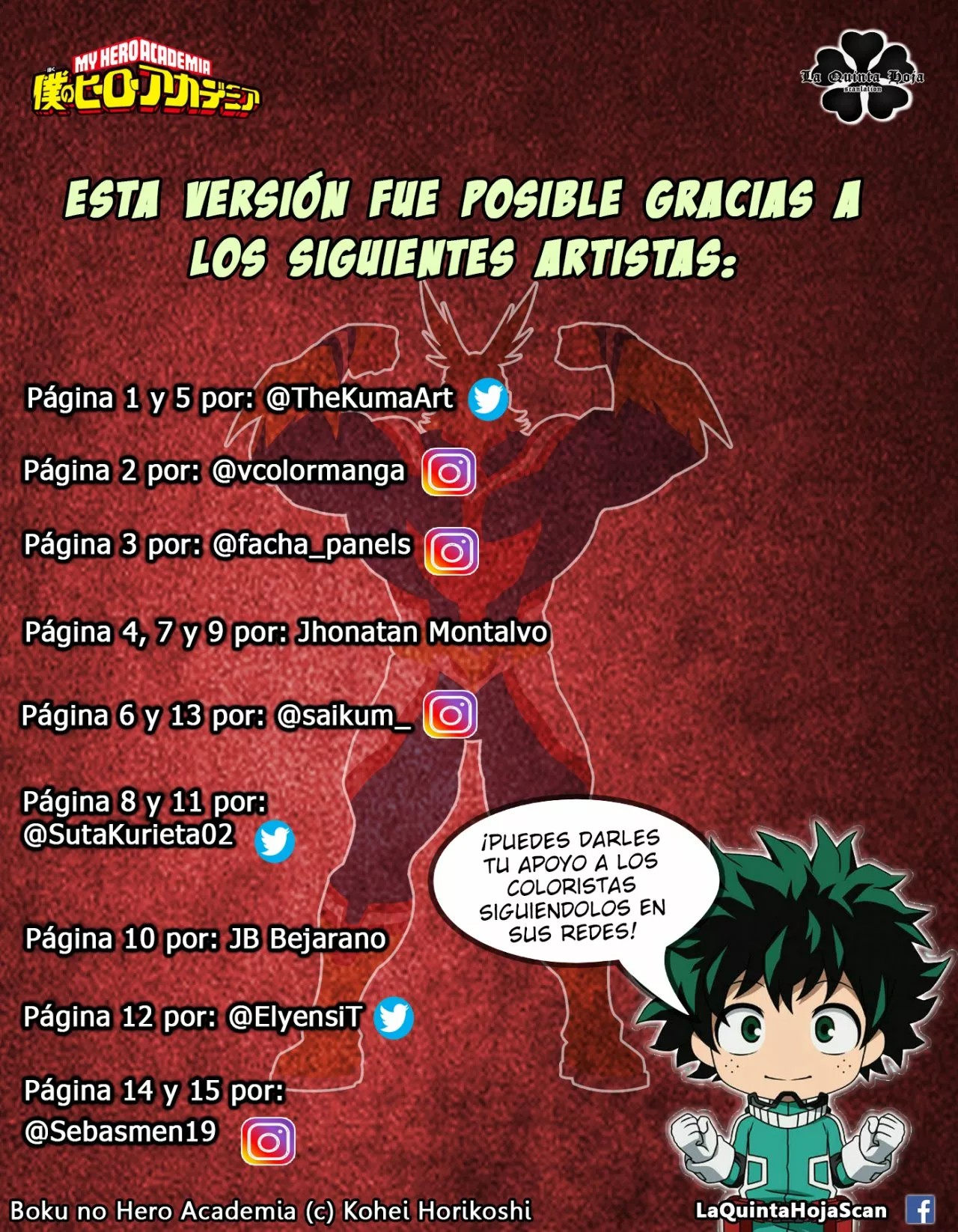 Boku no Hero Academia (Fan Colored) Vol. 33 Ch. 327 第2页