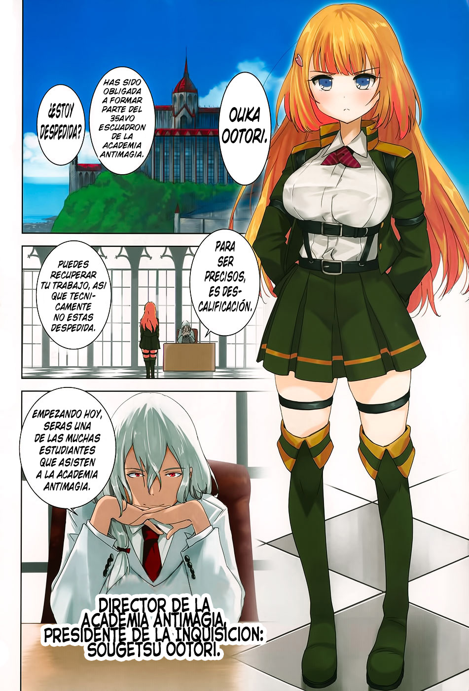 Anti-Magic Academy "The 35th Test Platoon" Chicos problemáticos, en formación 第4页