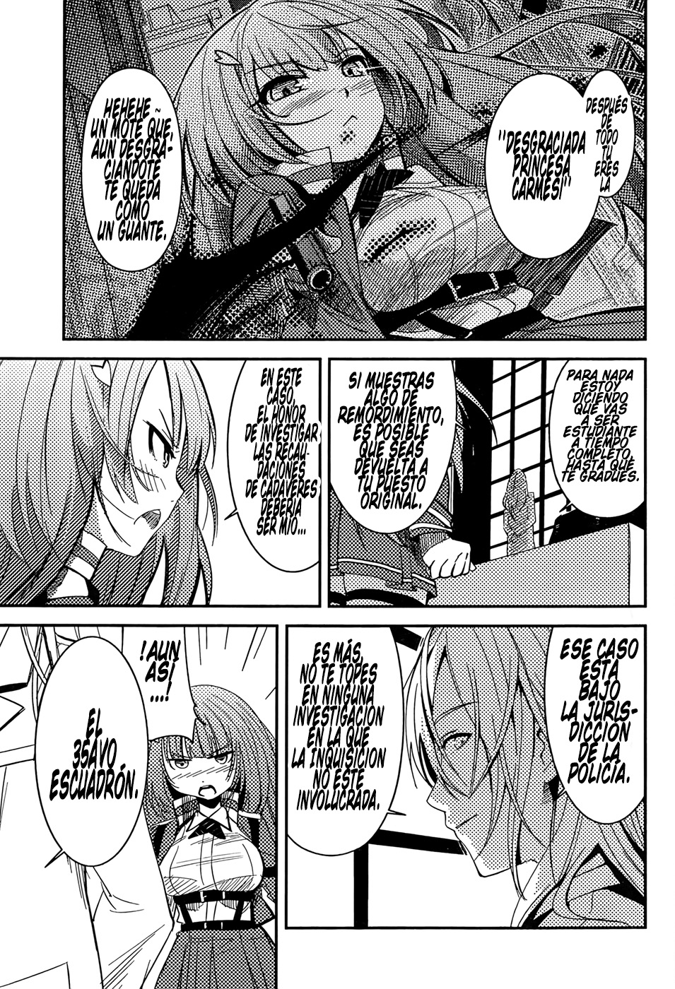 Anti-Magic Academy "The 35th Test Platoon" Chicos problemáticos, en formación 第9页