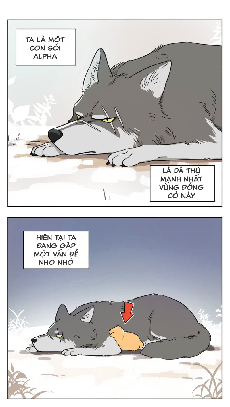 The Wolf That Picked Something Up Vua sói nhặt được một chú chó con 第2页