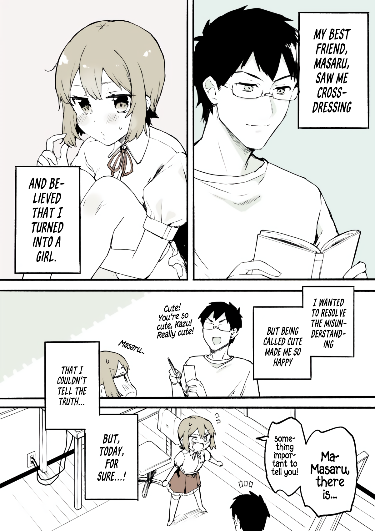 Josou wo Yamerarenaku Naru Otokonoko no Hanashi A Boy That Can't Stop Crossdressing 3 第1页