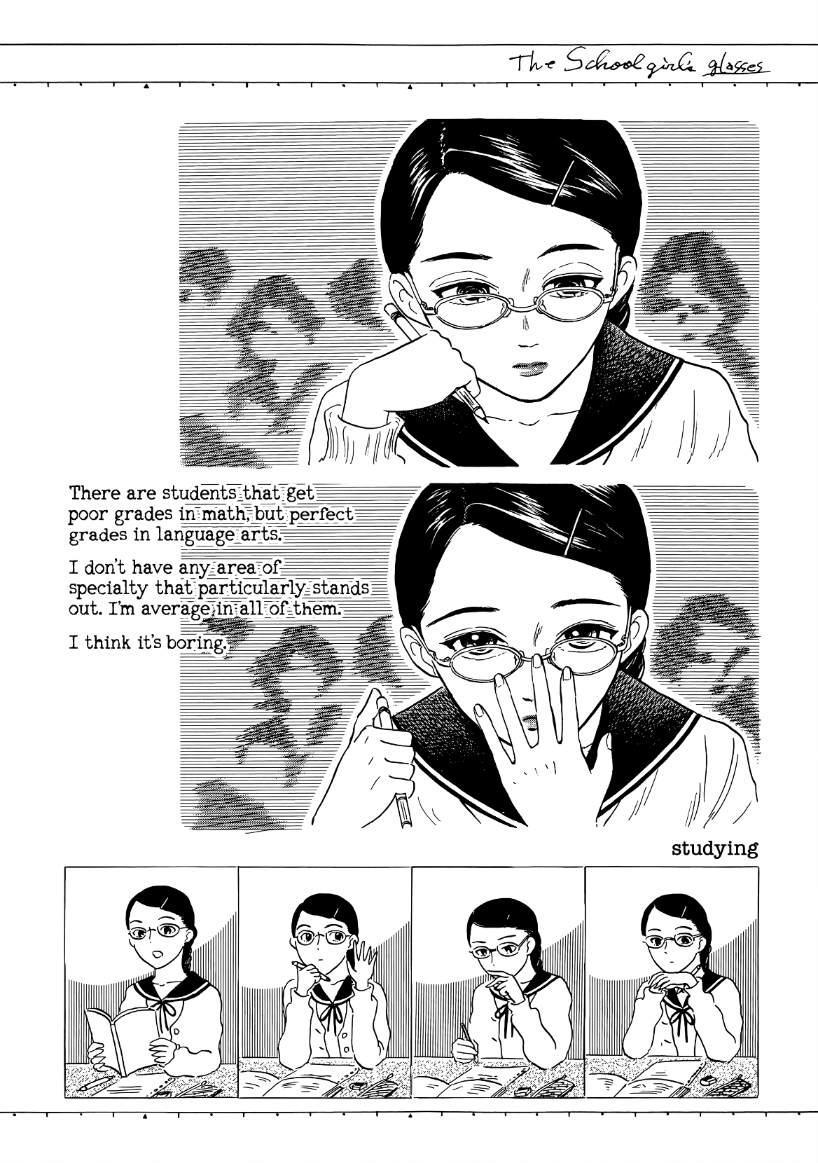 The School Girl's Glasses 第3页