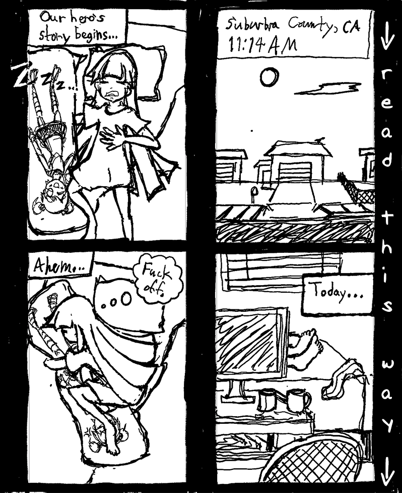 Sketchy ★ Magical Girls 4koma 第1页