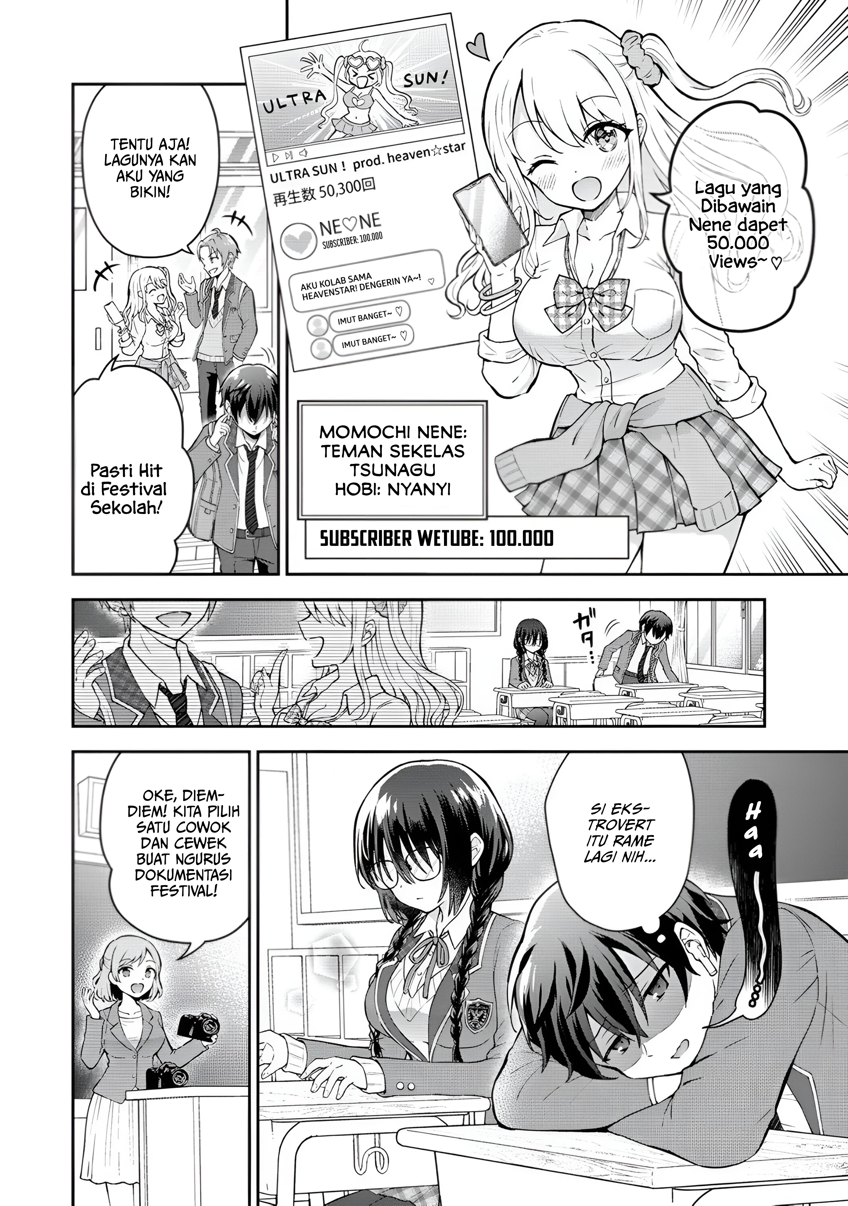 Tonari no Seki no Inkya Joshi ga Oshi Utaite Datta ~Ore no Kyoku o Uttatekure!~ Aku akan melakukannya 第8页