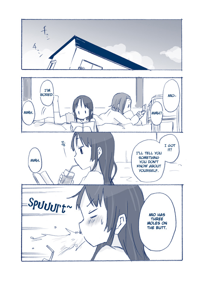 K-ON! - Mole Manga (Doujinshi) 第1页