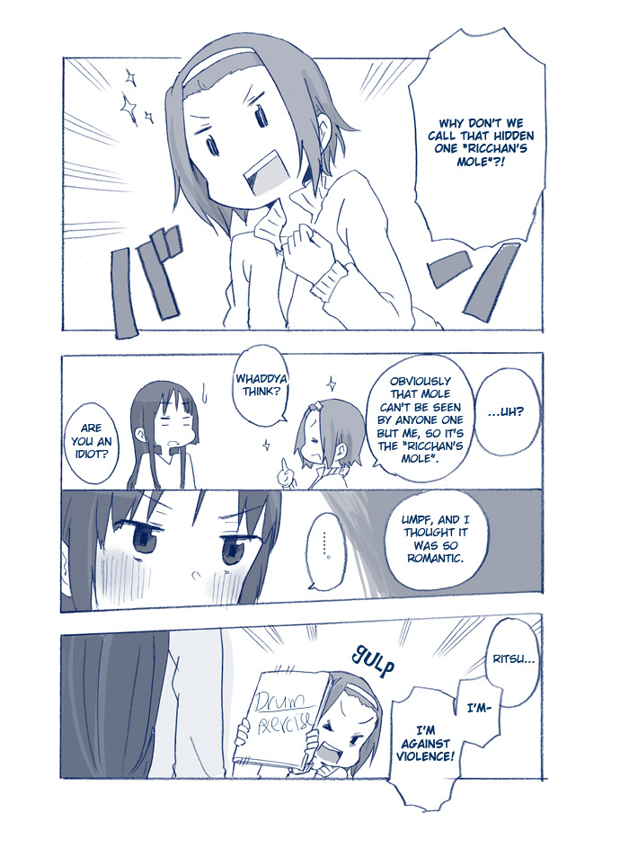 K-ON! - Mole Manga (Doujinshi) 第3页
